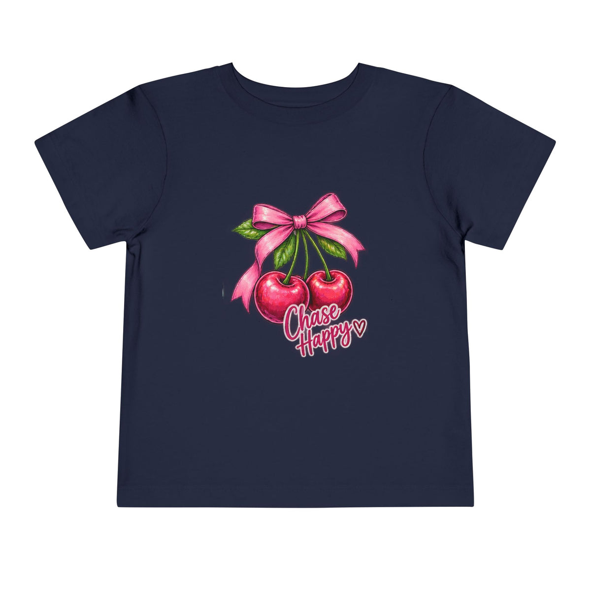 Toddler Tee - "Chase Happy" Cherries Graphic