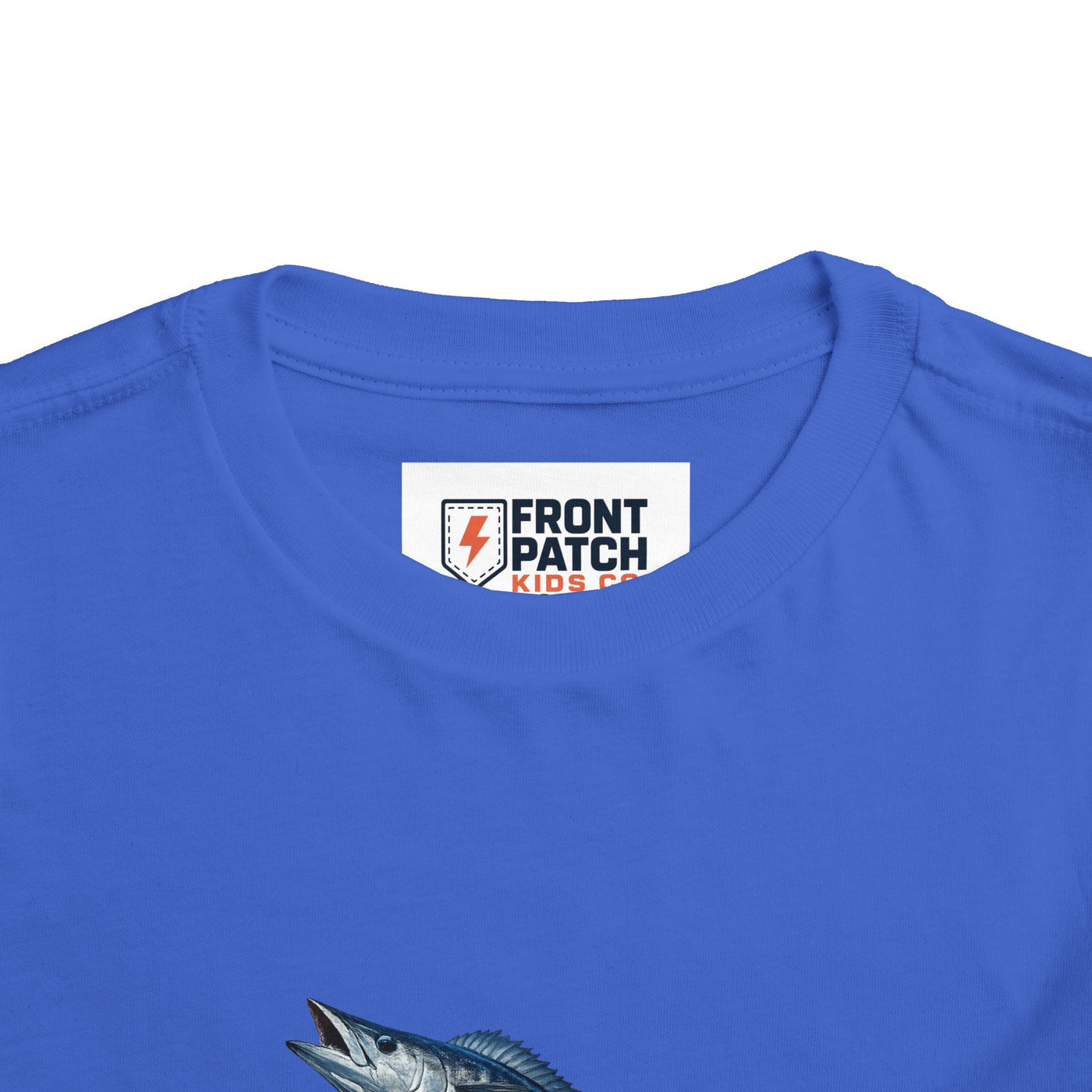 Toddler Tee - Blue Leaping Tuna Fish Graphic