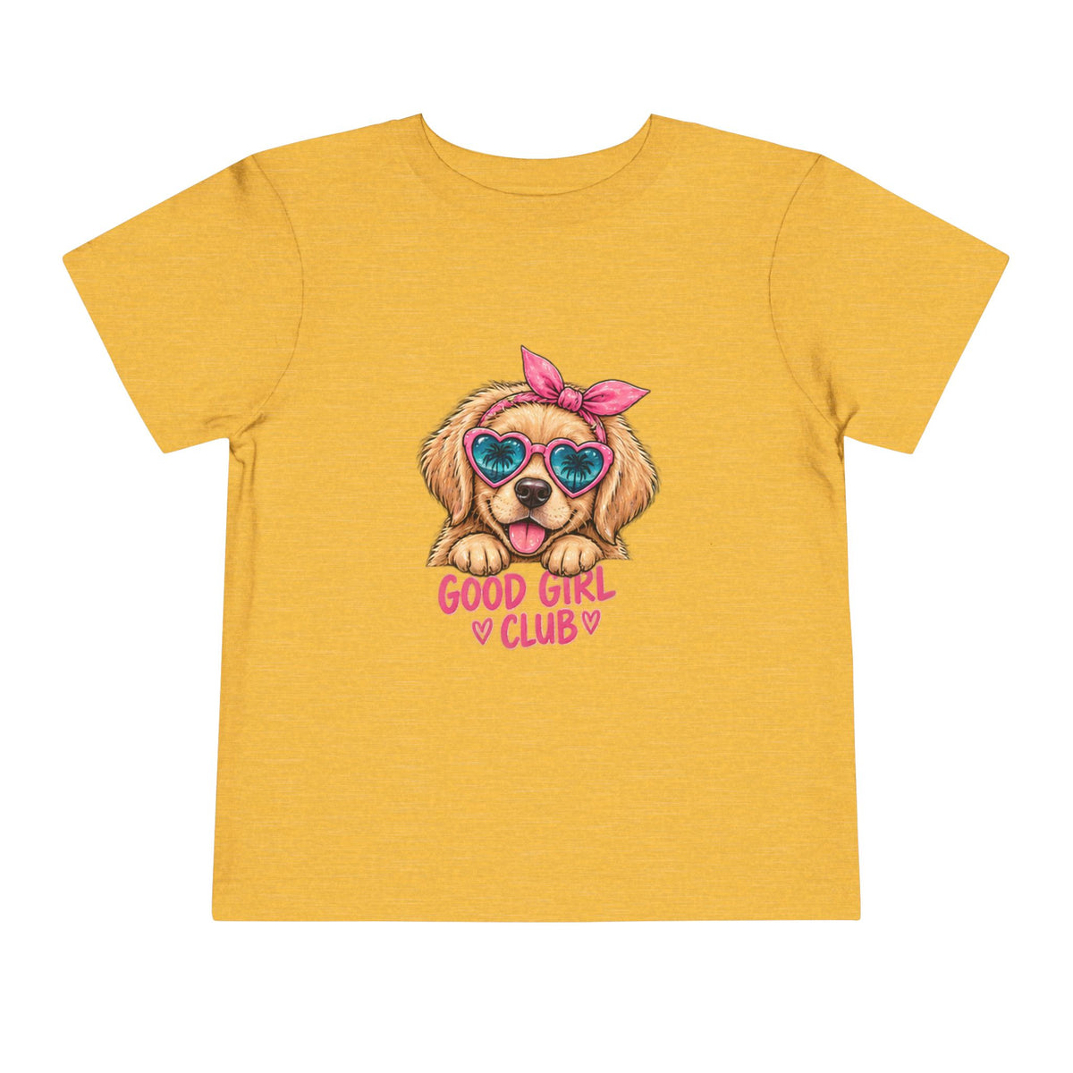 Toddler Tee — "Good Girl Club" Puppy Graphic Kids T‑Shirt
