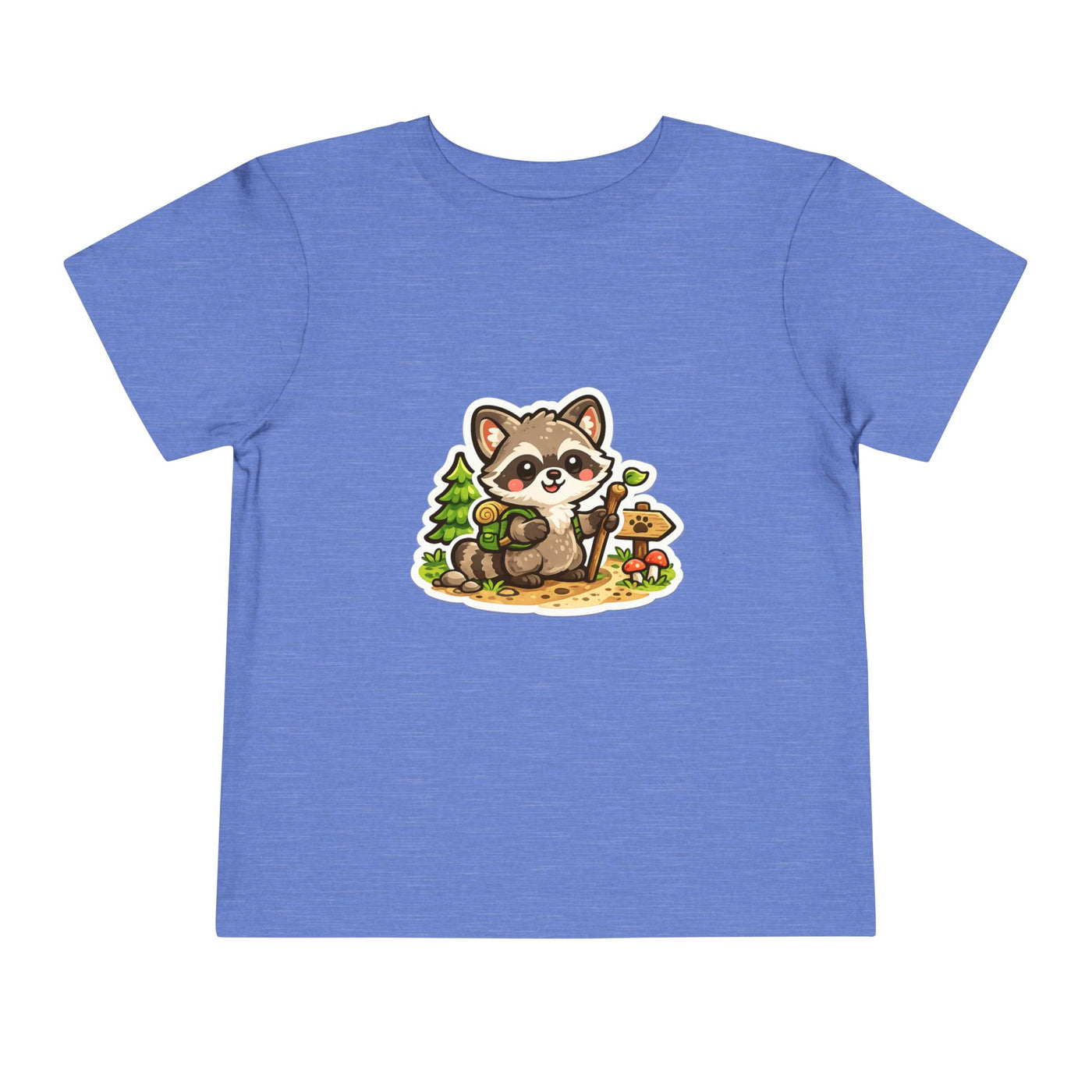 Toddler Tee — Cute Forest Raccoon Kids Shirt