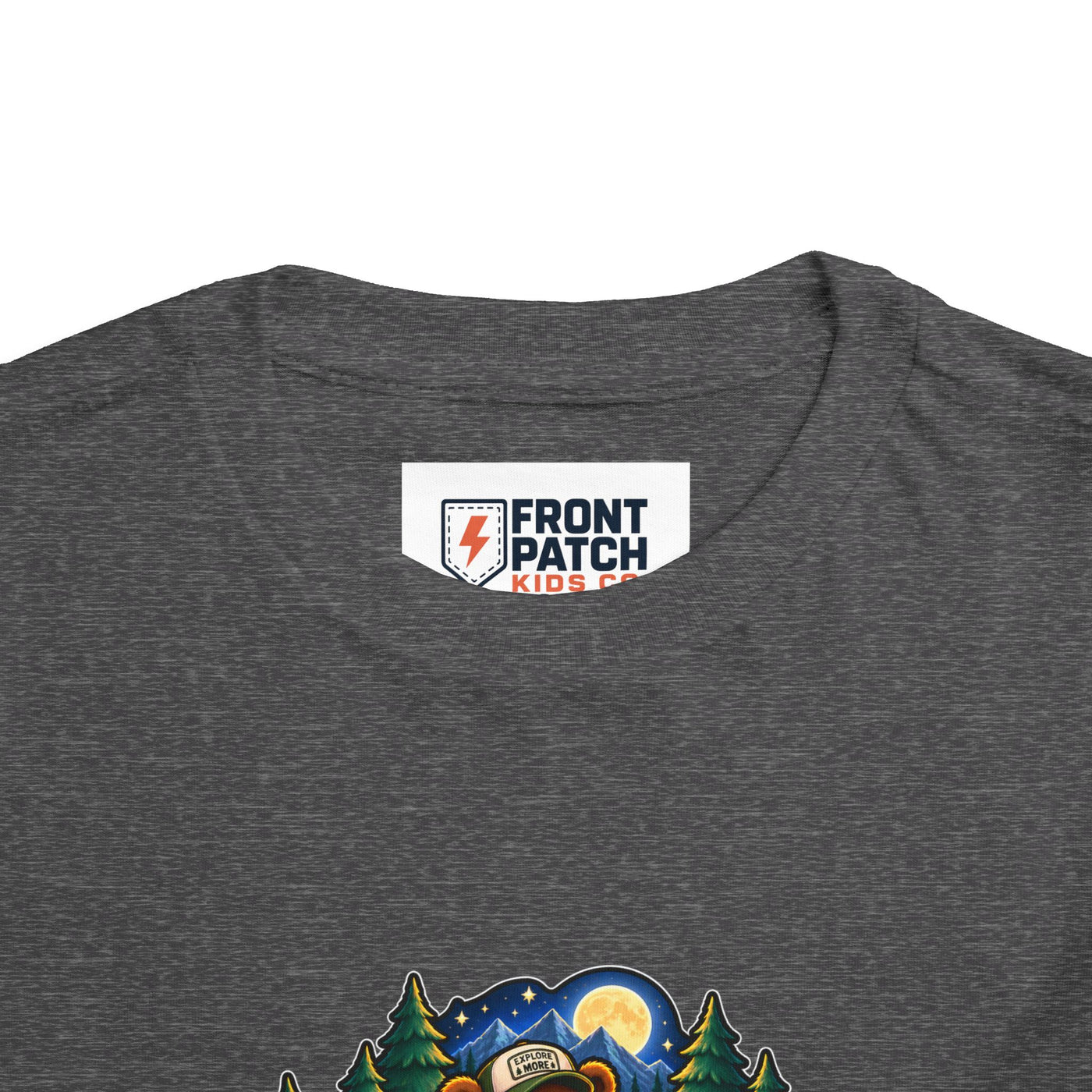 Toddler Tee — "Campfire Crew" Cute Woodland Animals Camping Shirt