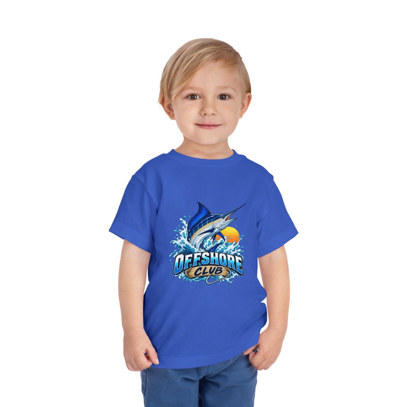 Toddler Tee — "Offshore Club" Marlin Surf & Sunset Kids Shirt