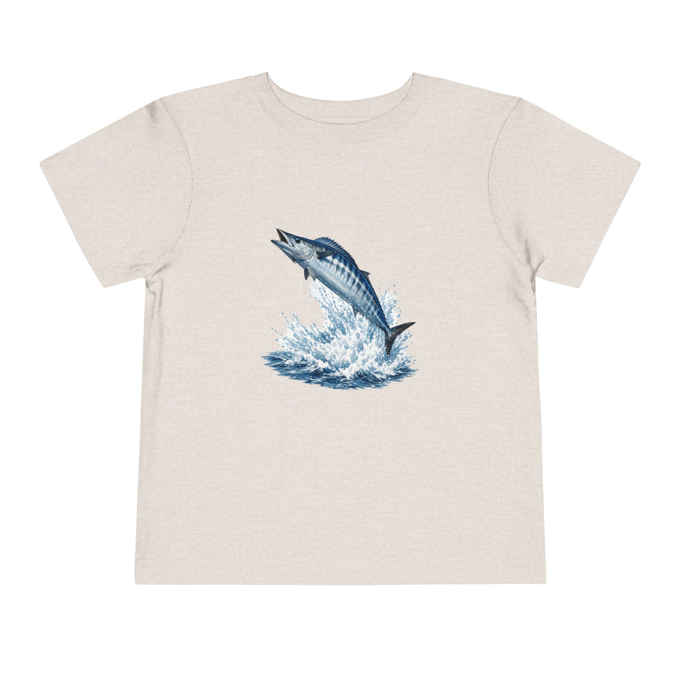 Toddler Tee - Blue Leaping Tuna Fish Graphic
