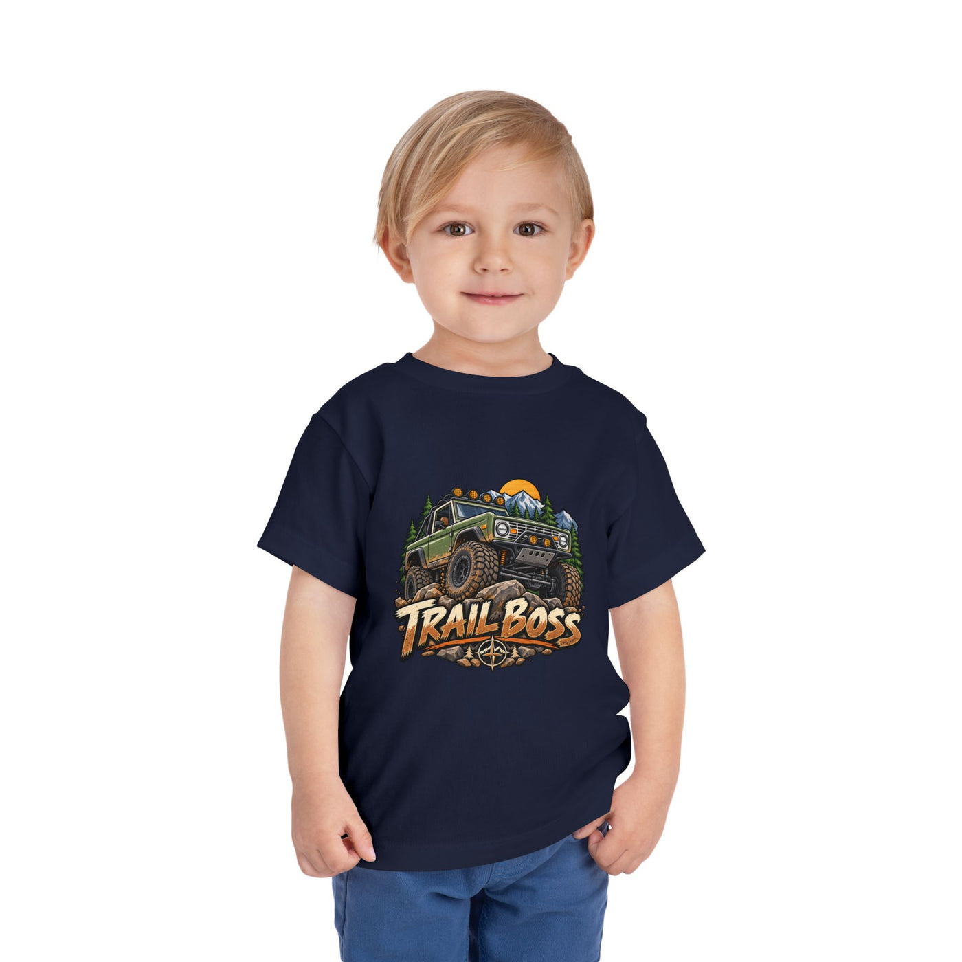 Toddler Tee - 'Trail Boss' Off-Road Jeep Graphic Shirt for Kids