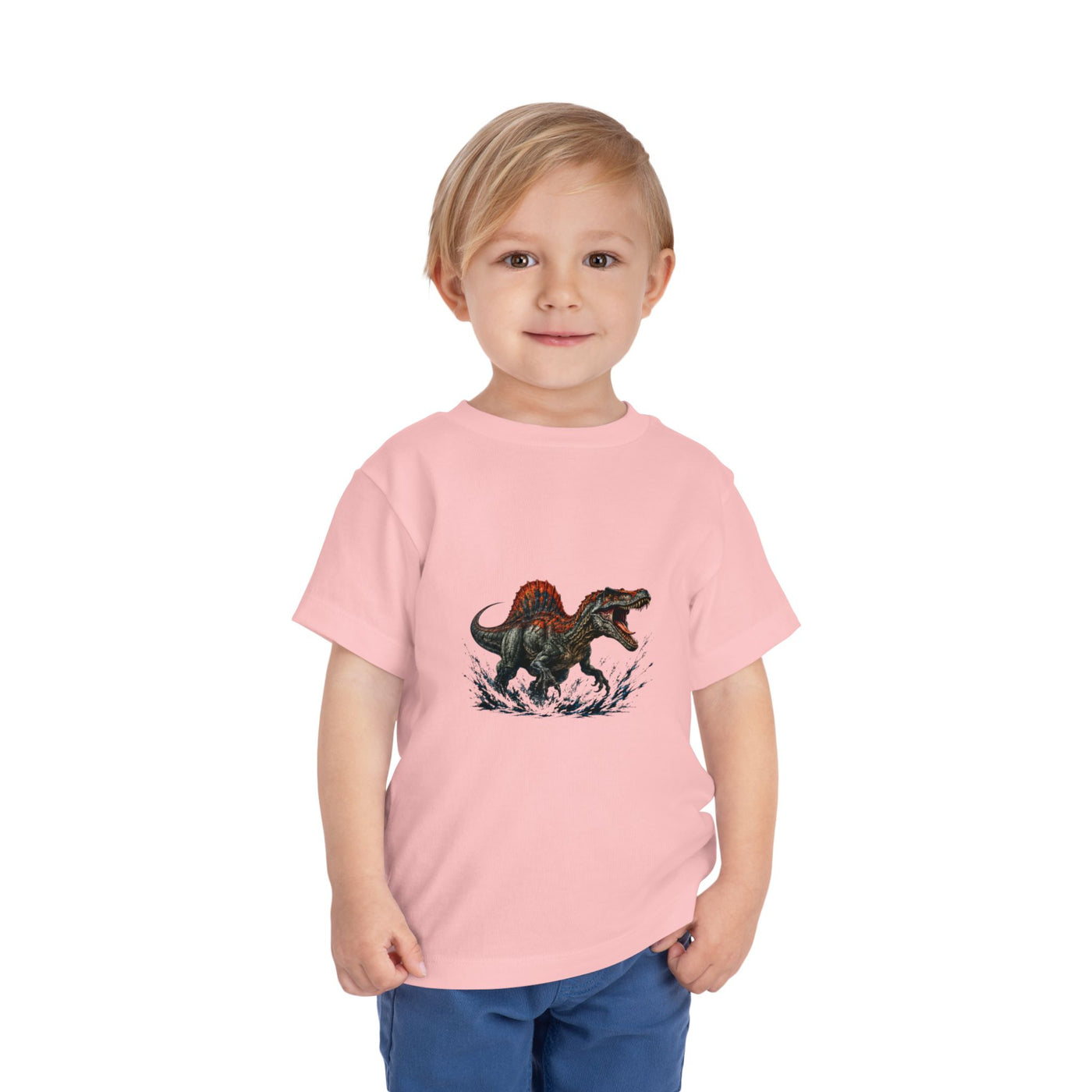 Toddler Tee — Roaring Spinosaurus Dinosaur Graphic Shirt
