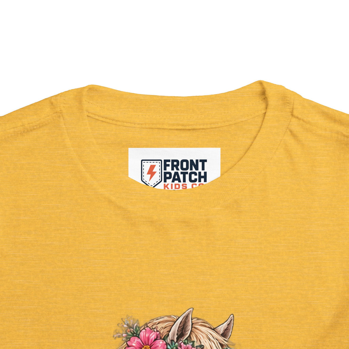 Toddler Tee — Floral Horse "Kind Hearts Bright Days" Cute Pony Shirt