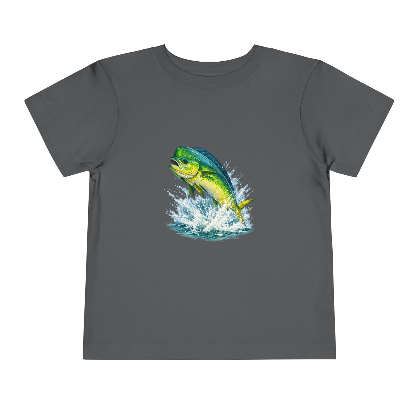 Toddler Tee — Colorful Leaping Mahi Mahi Fish Graphic