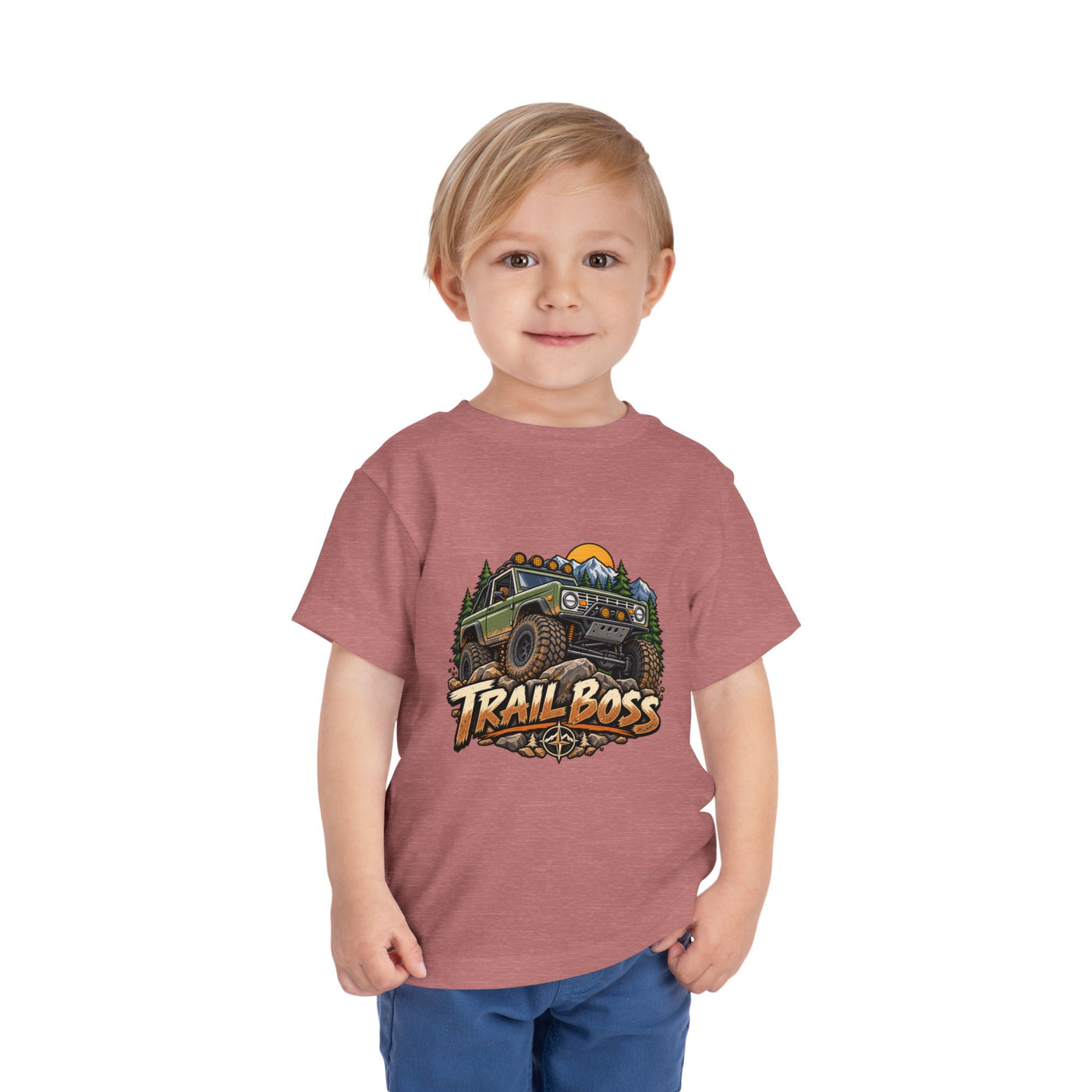 Toddler Tee - 'Trail Boss' Off-Road Jeep Graphic Shirt for Kids