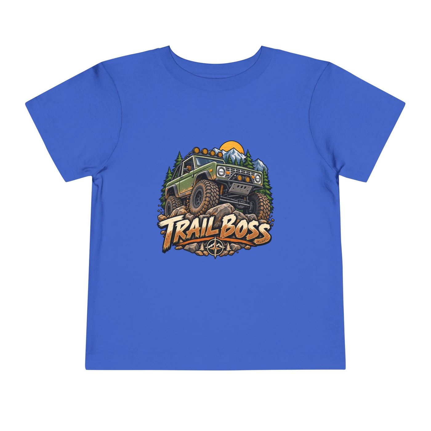 Toddler Tee - 'Trail Boss' Off-Road Jeep Graphic Shirt for Kids