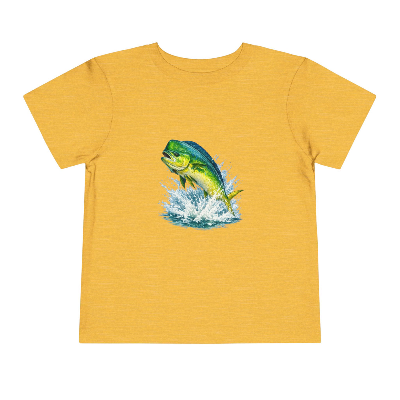 Toddler Tee — Colorful Leaping Mahi Mahi Fish Graphic