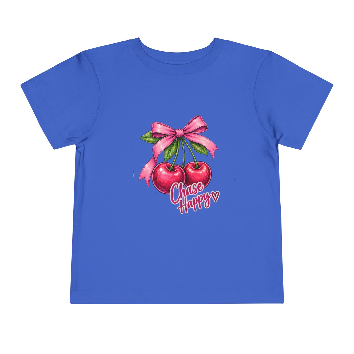 Toddler Tee - "Chase Happy" Cherries Graphic