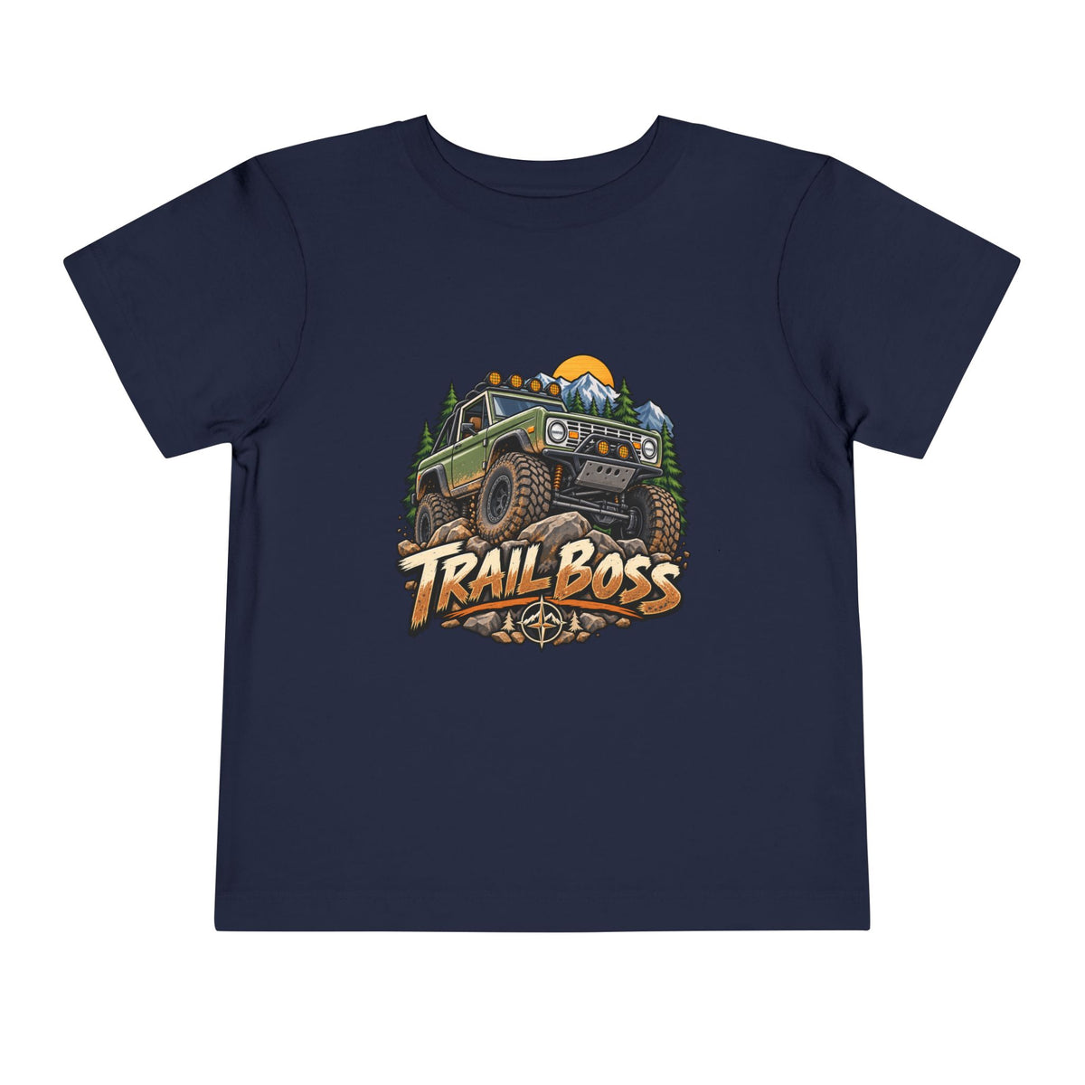 Toddler Tee - 'Trail Boss' Off-Road Jeep Graphic Shirt for Kids