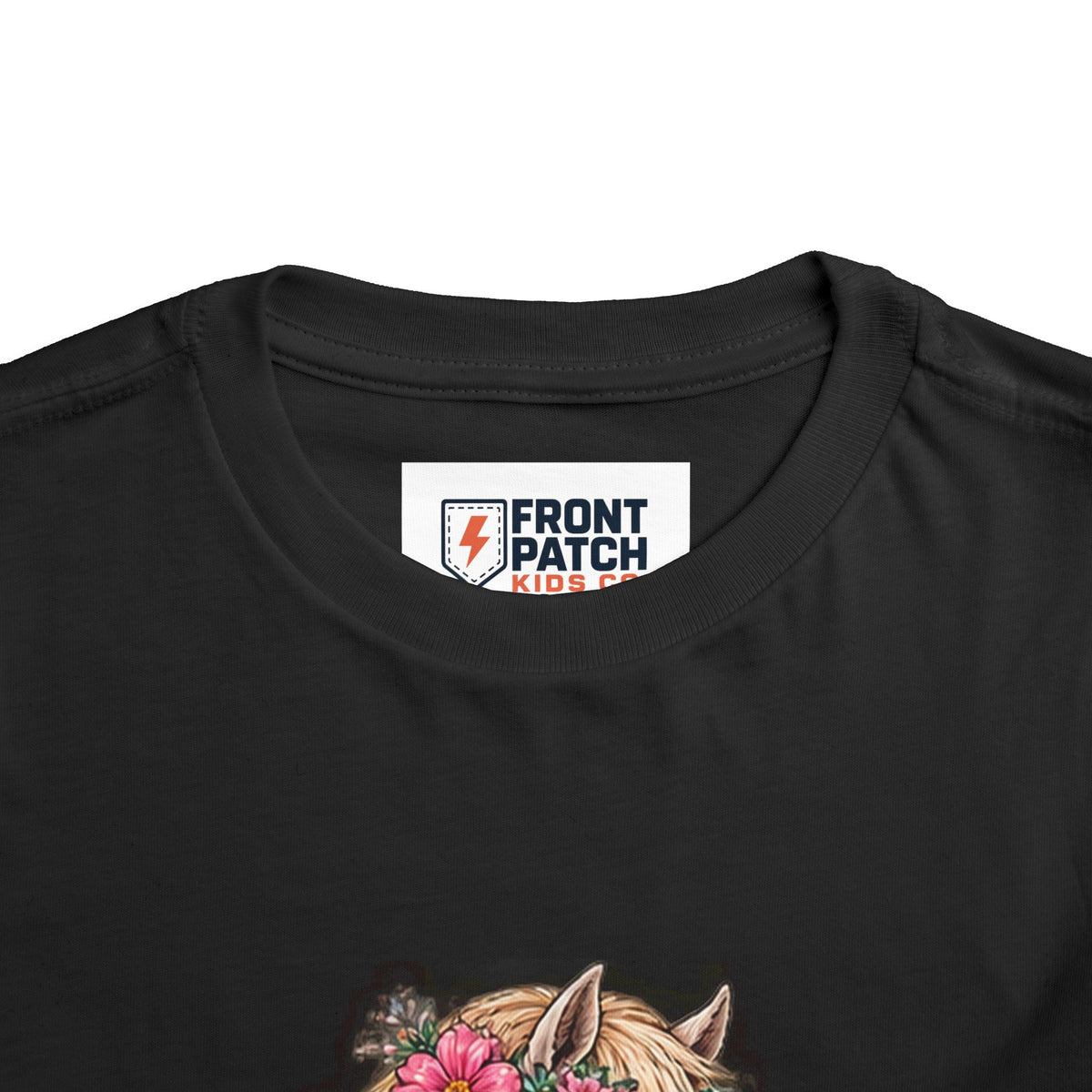 Toddler Tee — Floral Horse "Kind Hearts Bright Days" Cute Pony Shirt