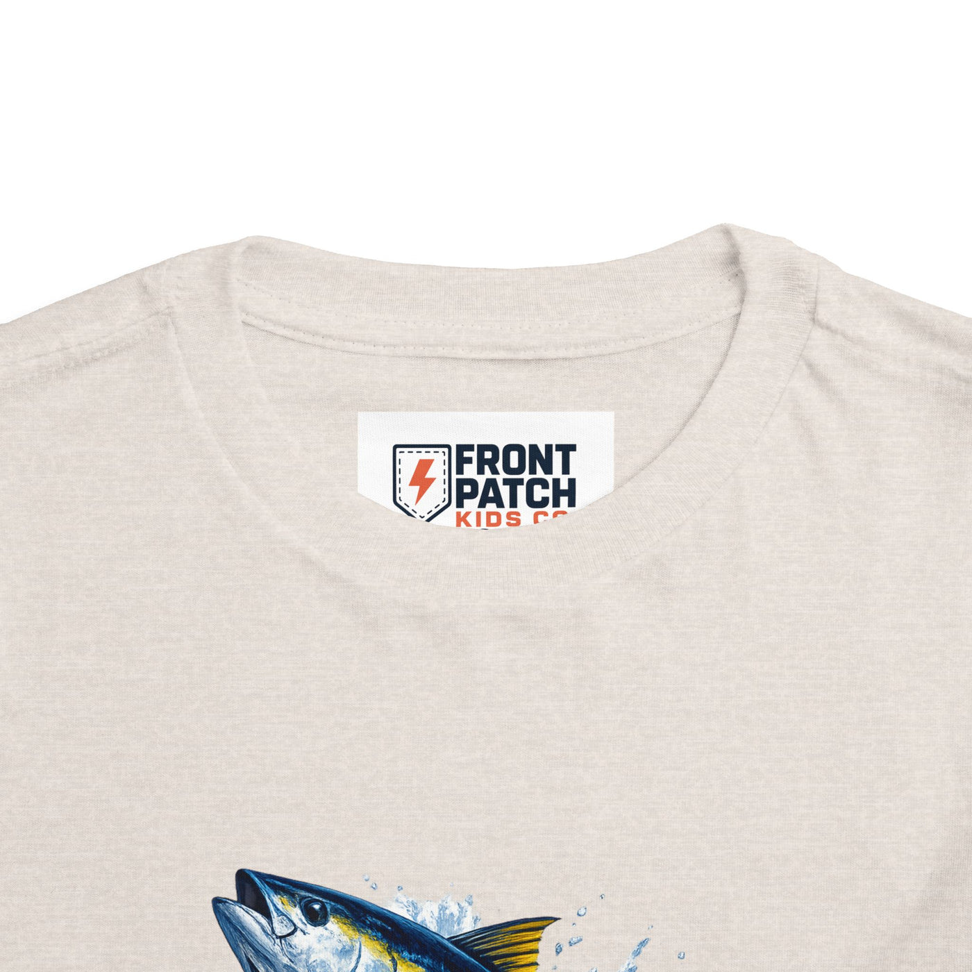 Toddler Tee — Leaping Yellowfin Tuna Splash Graphic