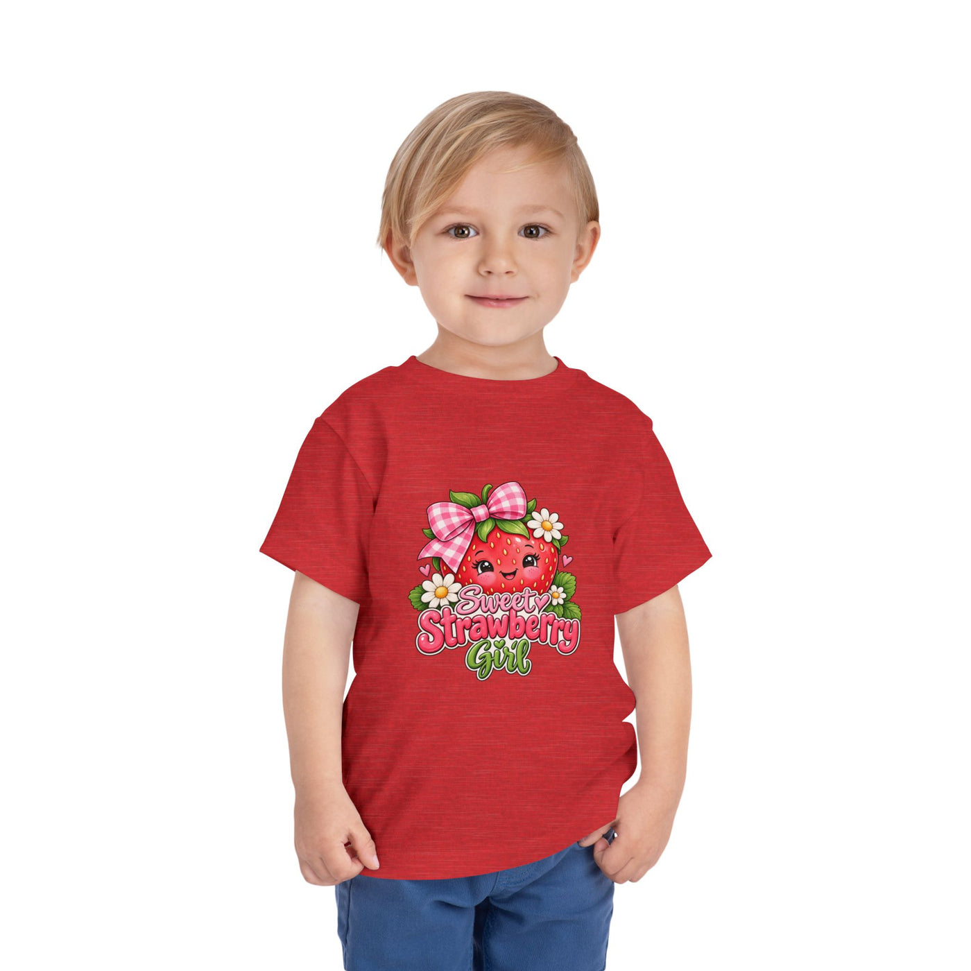 Sweet Strawberry Girl Toddler Tee