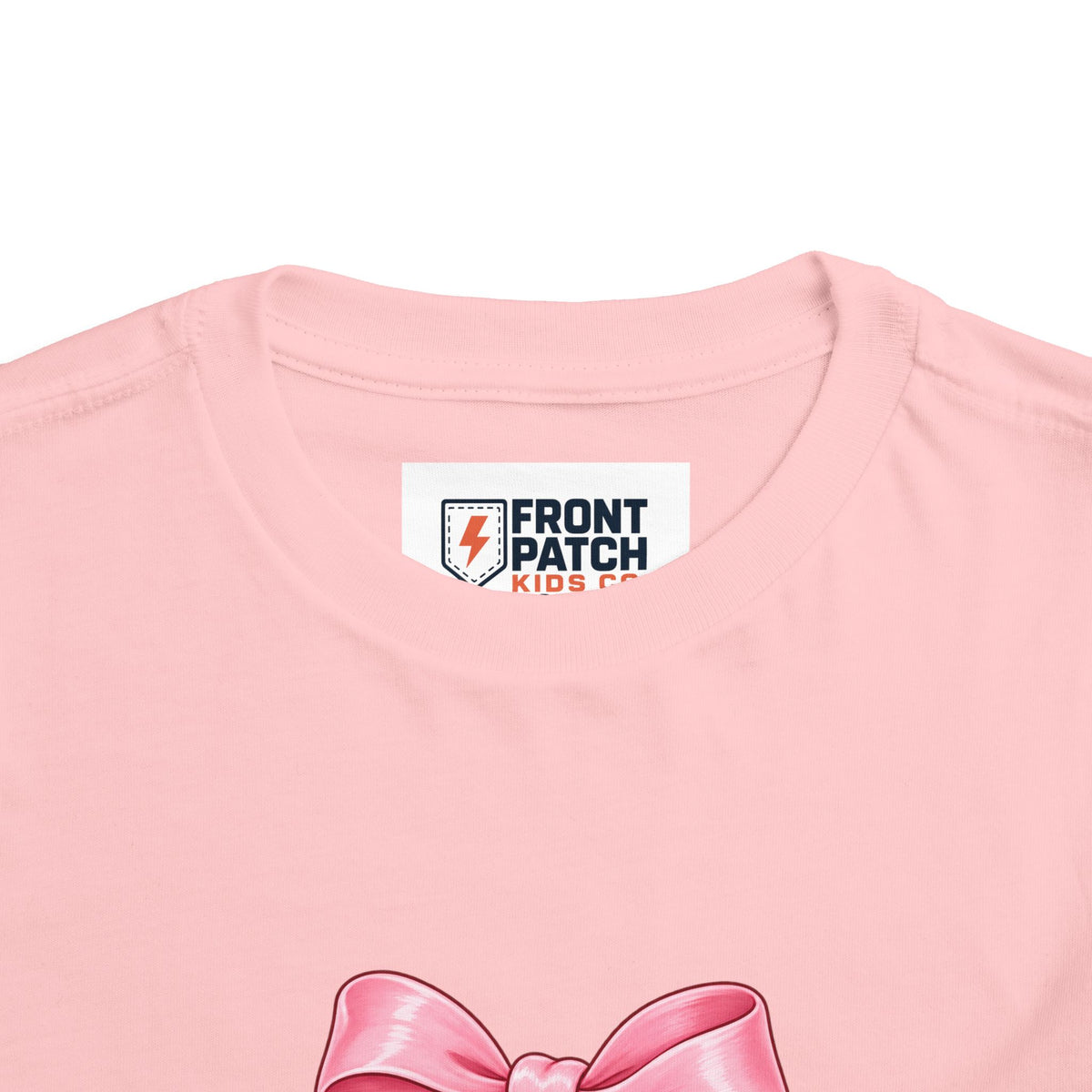 Toddler Cherry Happy Tee — Cute Pink Bow Cherries Kids Shirt