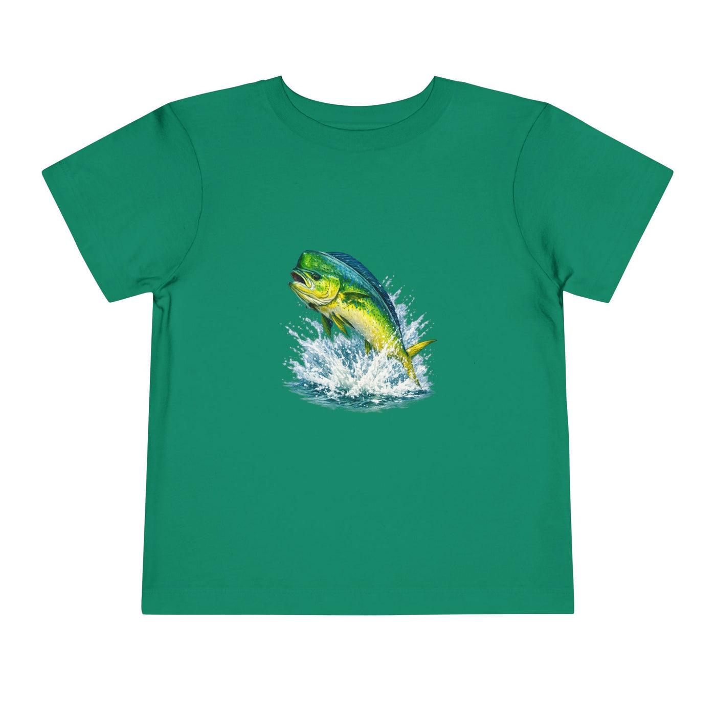 Toddler Tee — Colorful Leaping Mahi Mahi Fish Graphic
