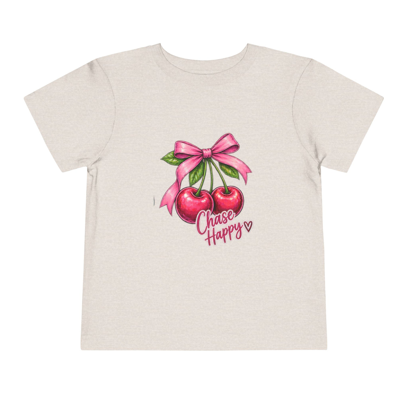 Toddler Tee - "Chase Happy" Cherries Graphic