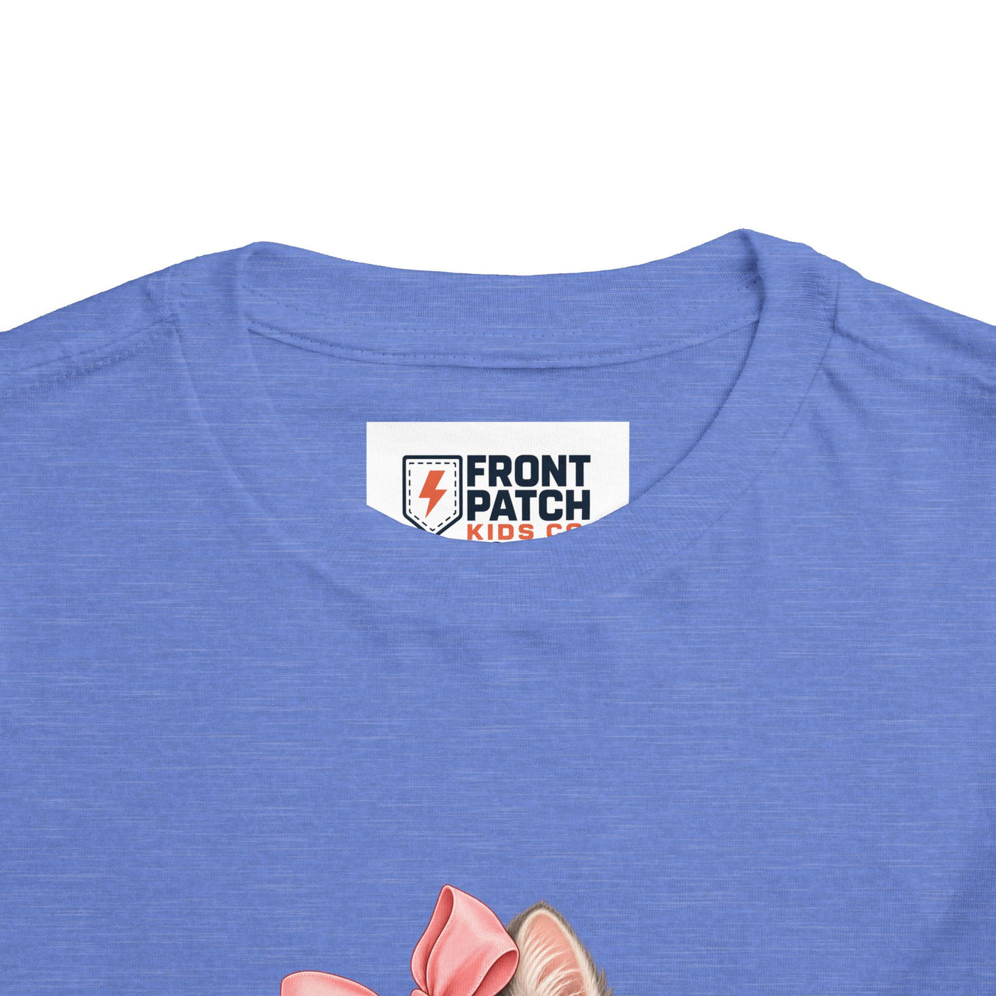 Toddler Tee — "Kitten Club" Cute Floral Bow Cat Shirt