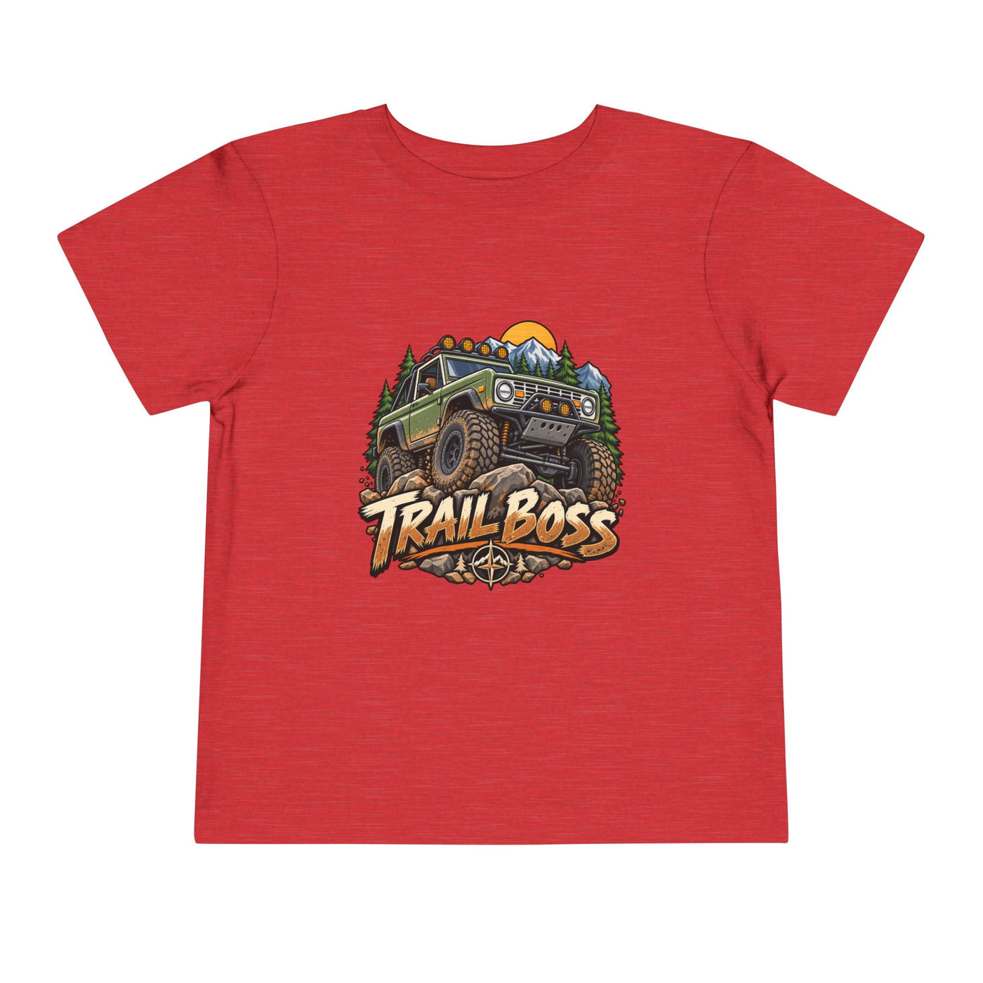 Toddler Tee - 'Trail Boss' Off-Road Jeep Graphic Shirt for Kids