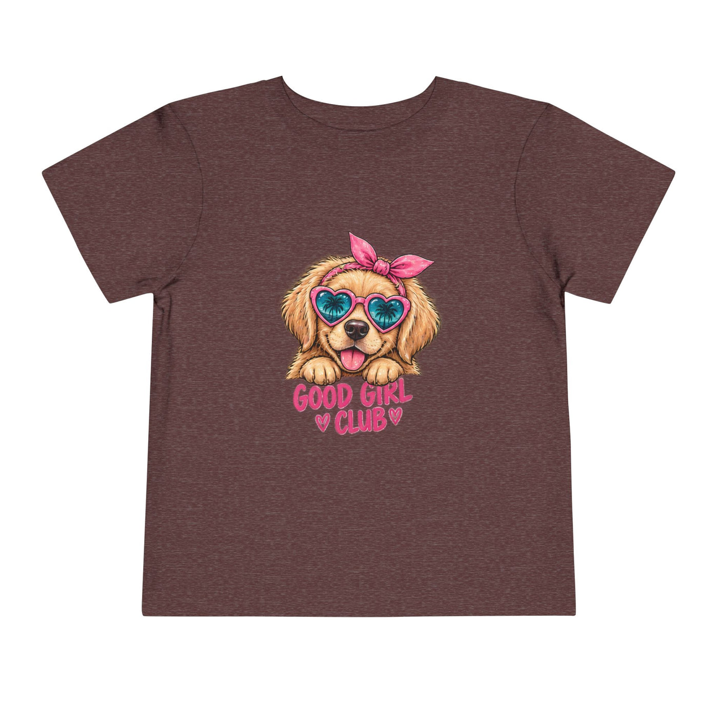 Toddler Tee — "Good Girl Club" Puppy Graphic Kids T‑Shirt