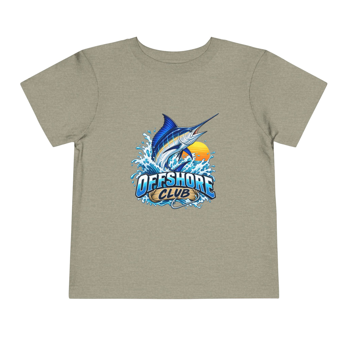 Toddler Tee — "Offshore Club" Marlin Surf & Sunset Kids Shirt