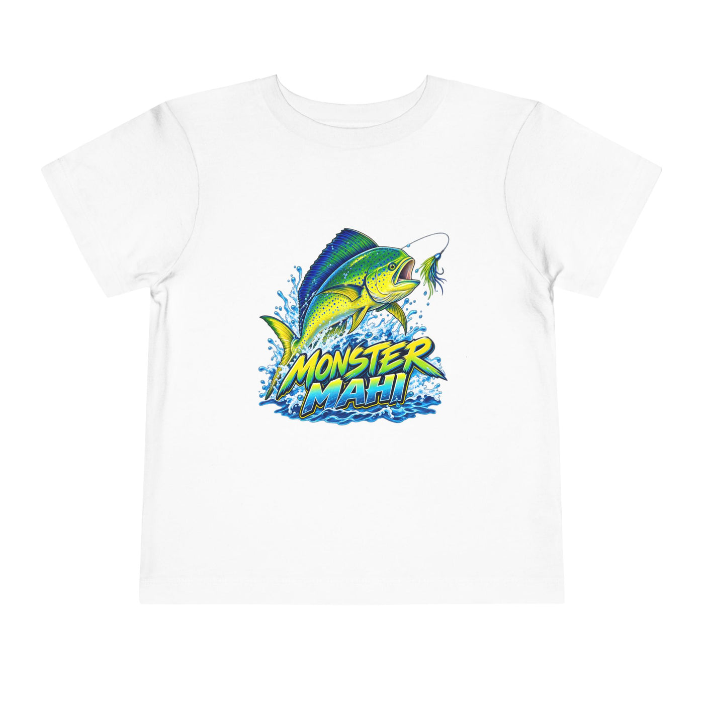 Toddler Tee — 'Monster Mahi' Fishing Graphic Kids Shirt