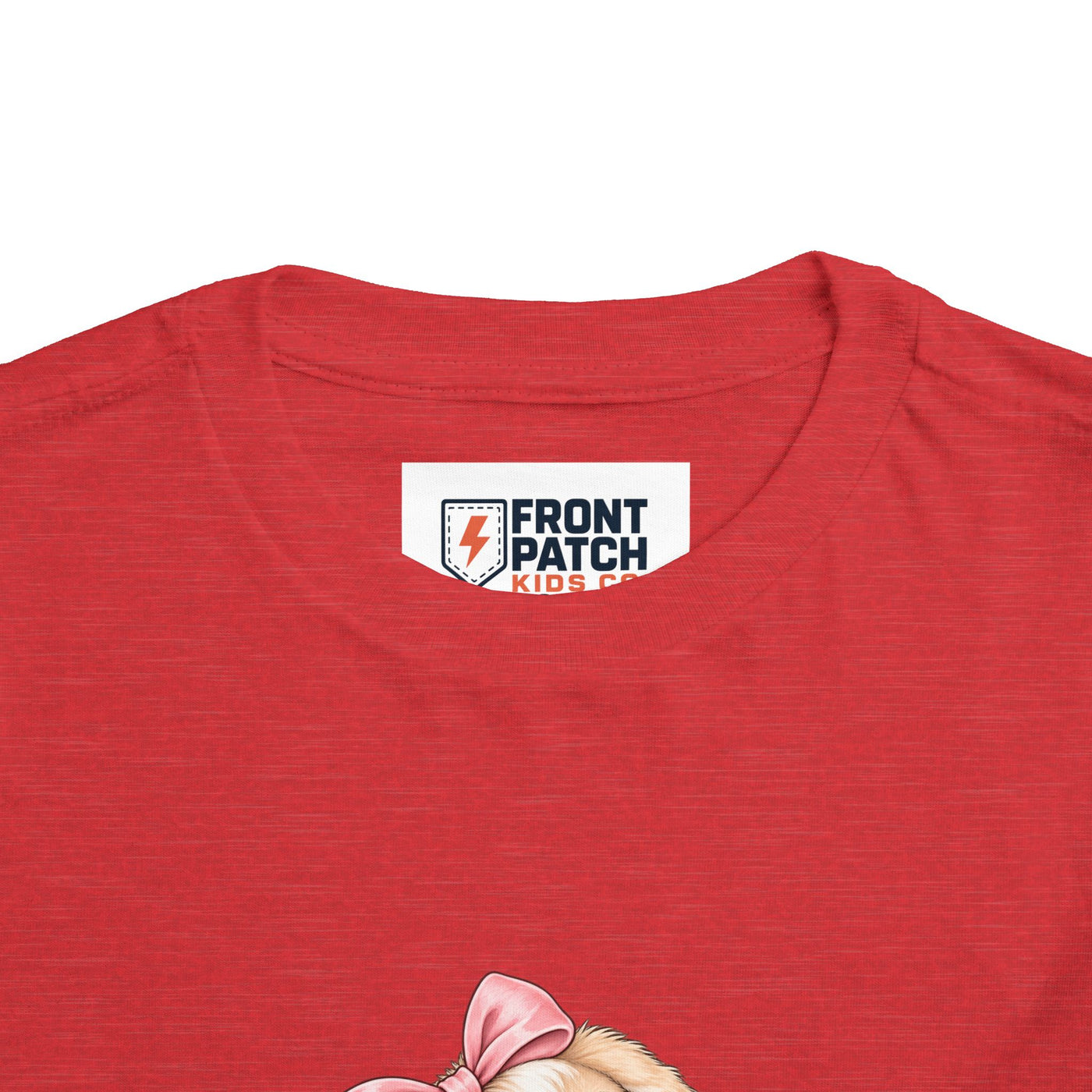 Toddler Tee — "Bunny Bloom" Cute Bunny with Flowers