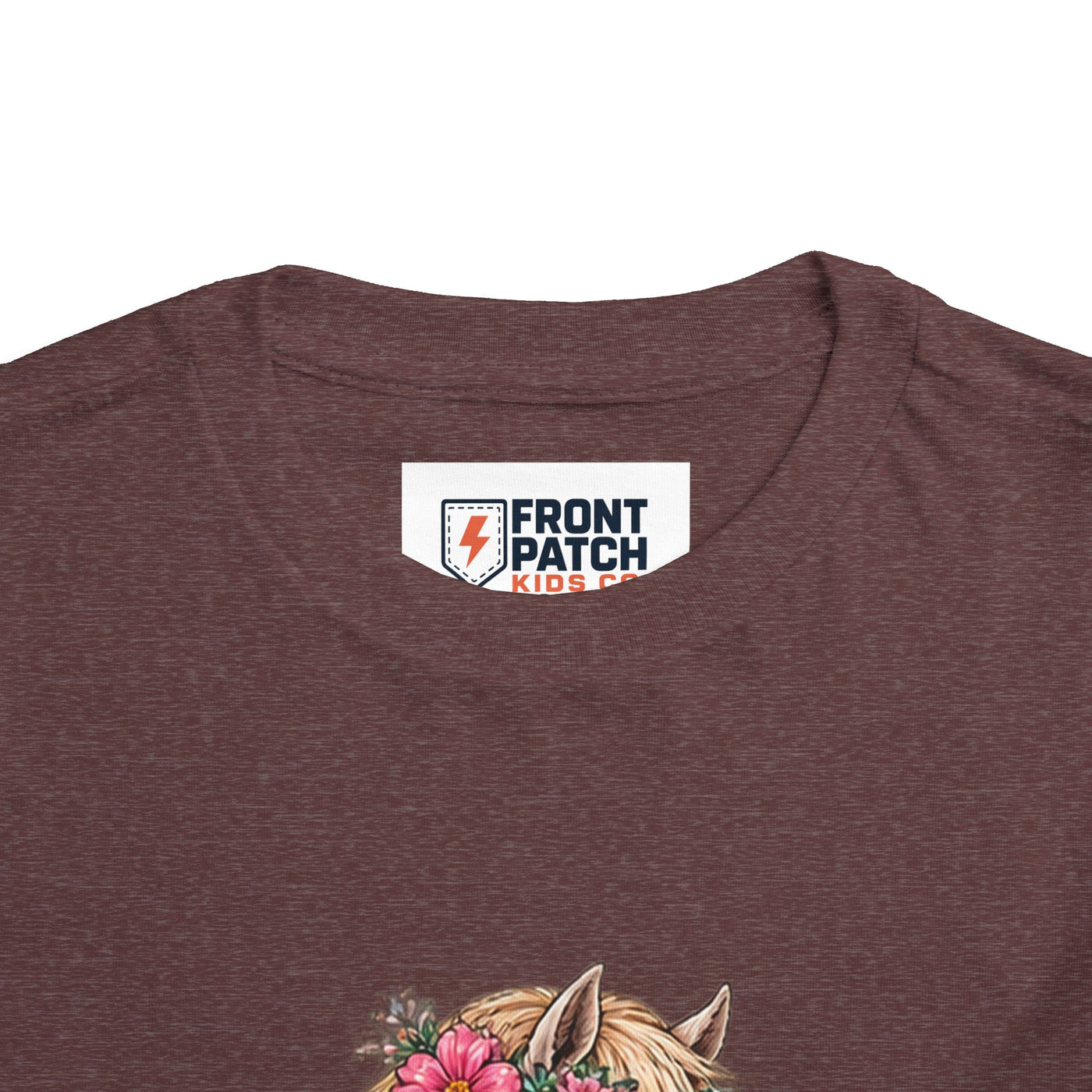 Toddler Tee — Floral Horse "Kind Hearts Bright Days" Cute Pony Shirt