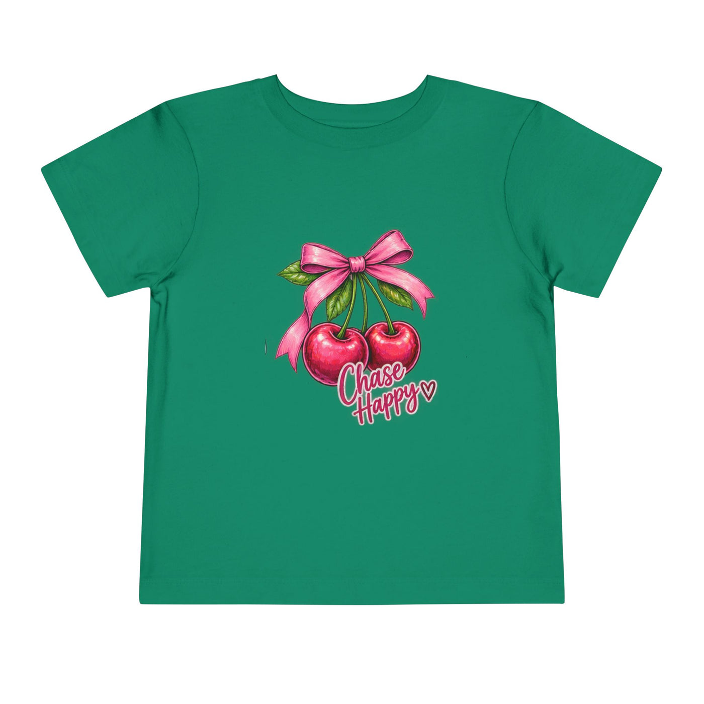 Toddler Tee - "Chase Happy" Cherries Graphic
