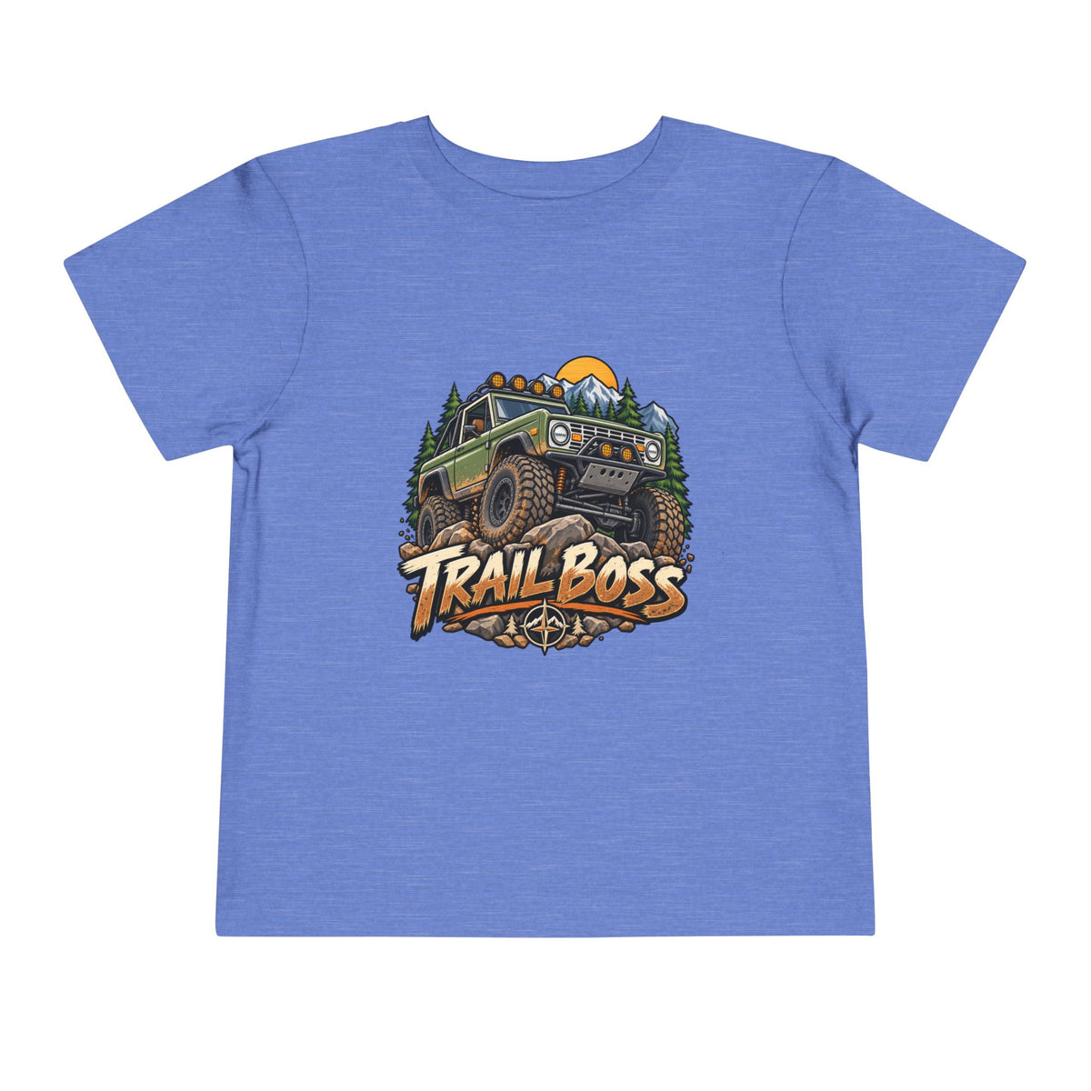 Toddler Tee - 'Trail Boss' Off-Road Jeep Graphic Shirt for Kids