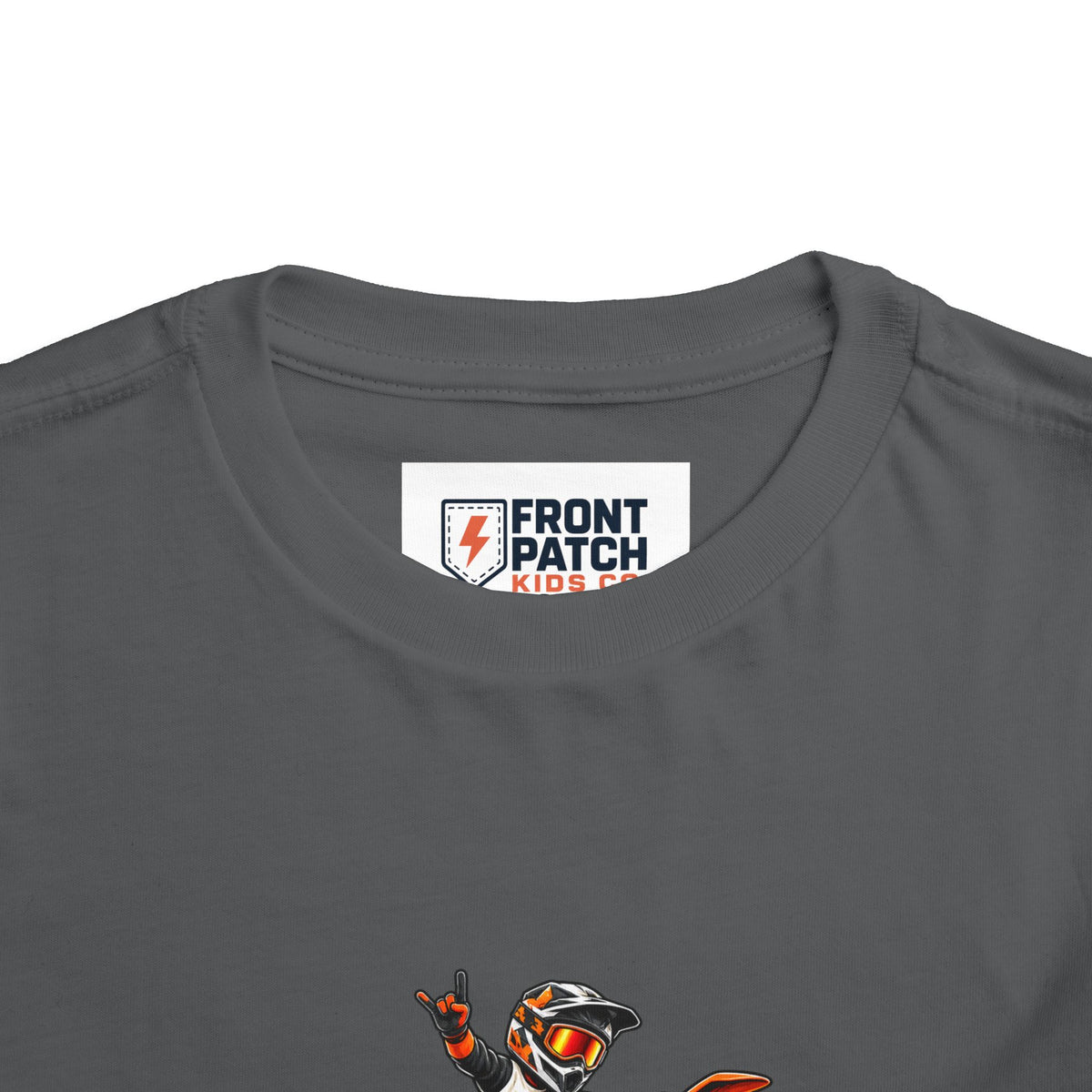 Toddler Tee — "Full Send" Dirt Bike Graphic