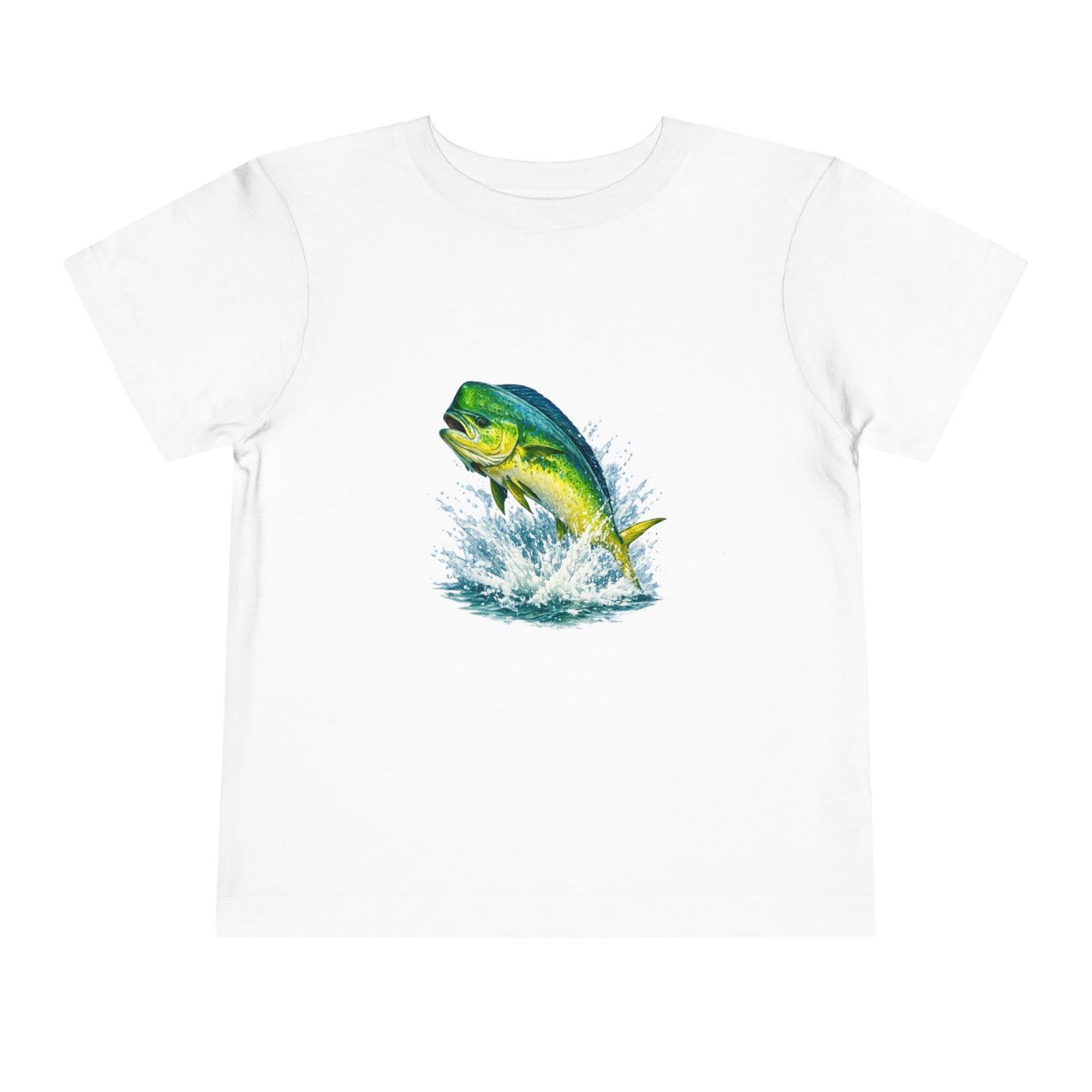 Toddler Tee — Colorful Leaping Mahi Mahi Fish Graphic