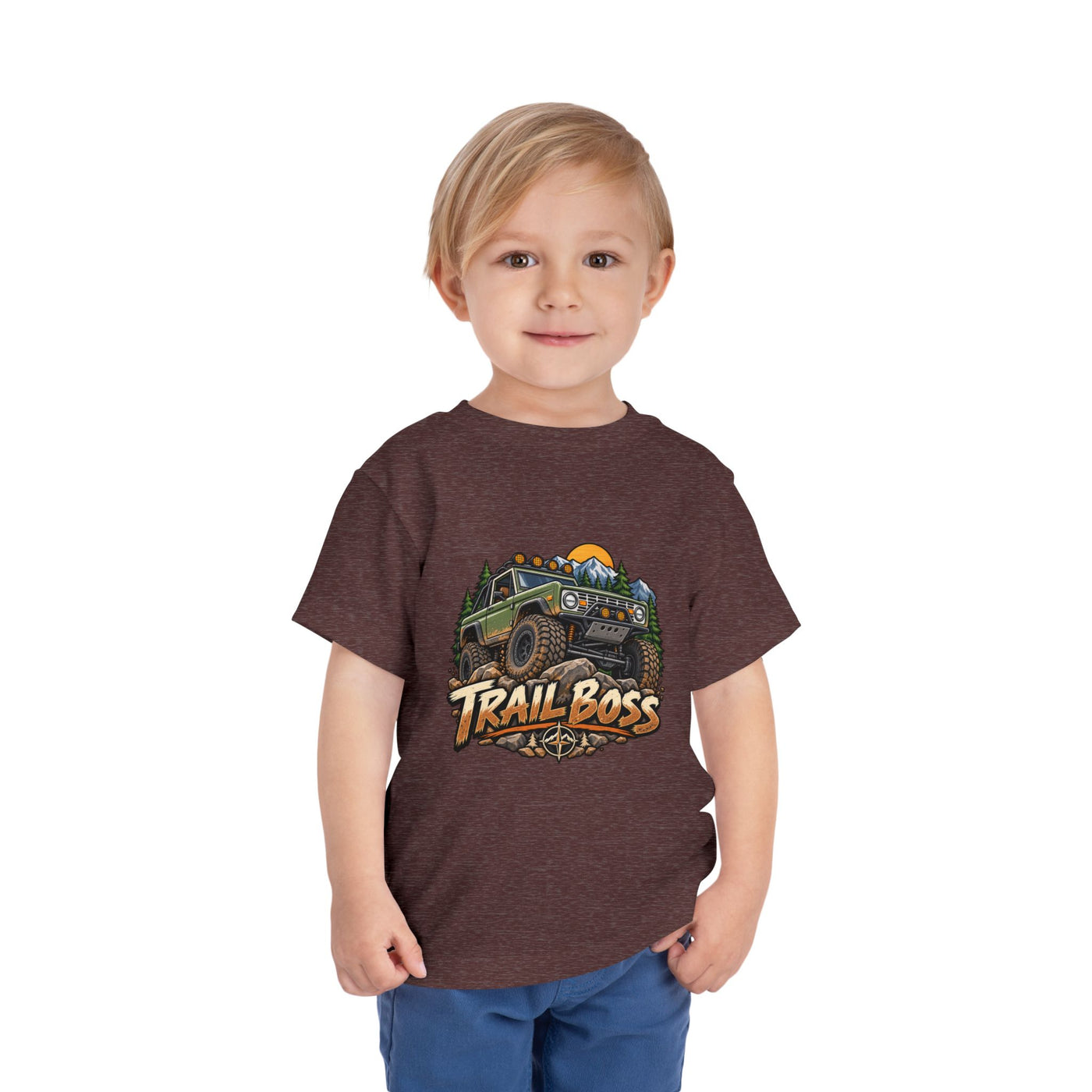 Toddler Tee - 'Trail Boss' Off-Road Jeep Graphic Shirt for Kids