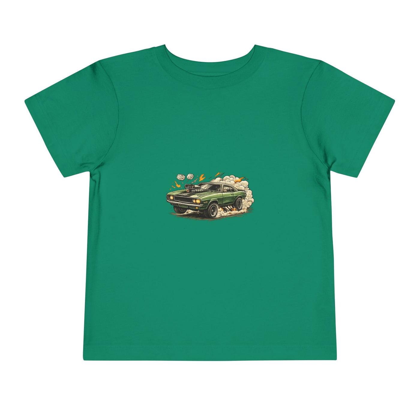 Toddler Tee – Vintage Green Truck Graphic