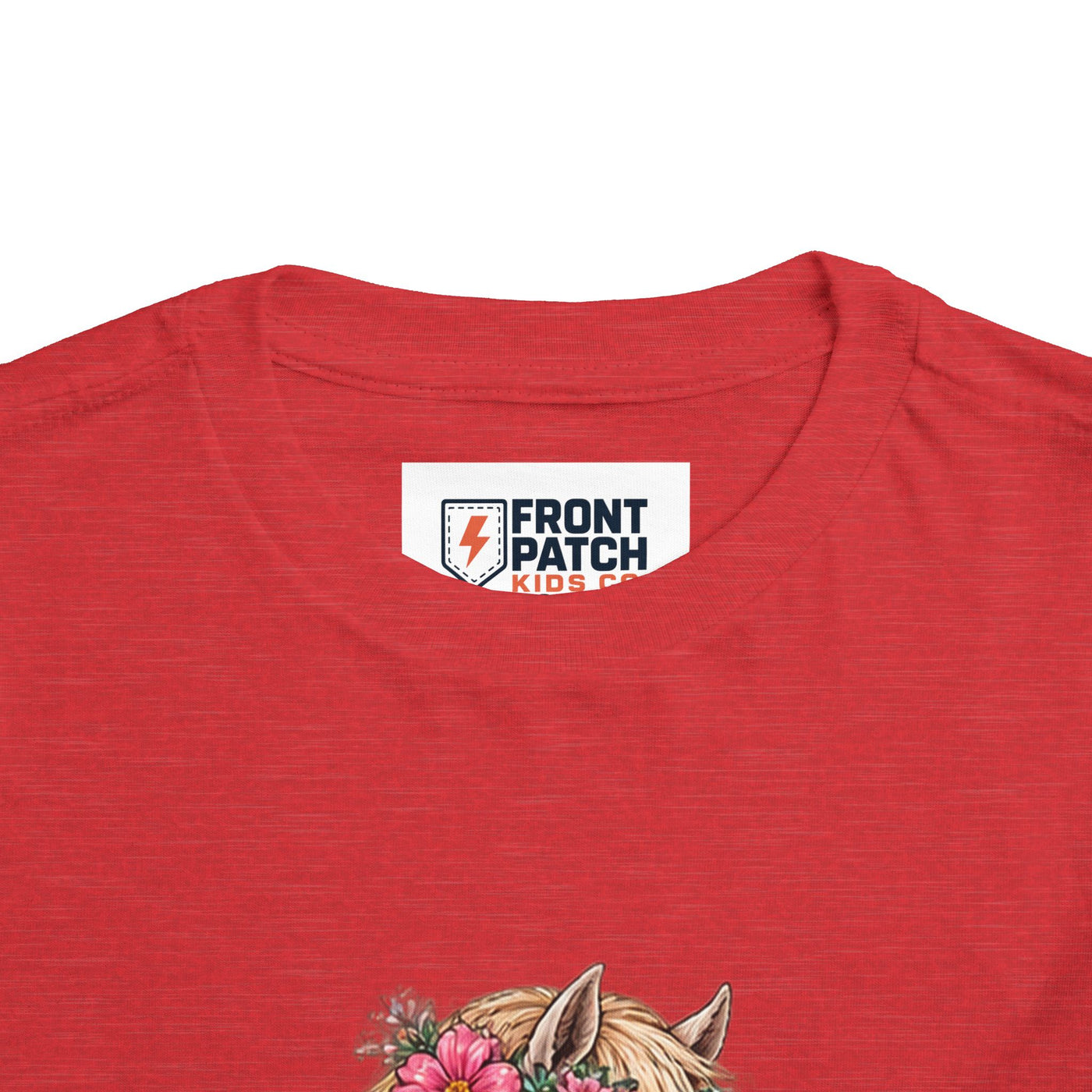 Toddler Tee — Floral Horse "Kind Hearts Bright Days" Cute Pony Shirt