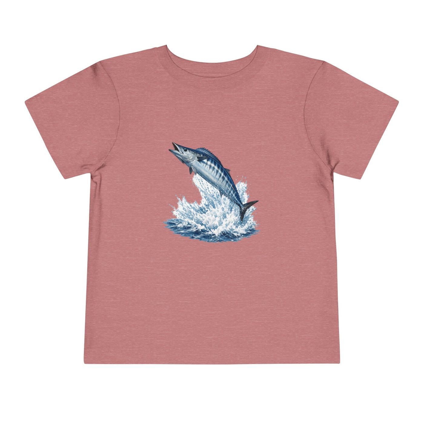 Toddler Tee - Blue Leaping Tuna Fish Graphic