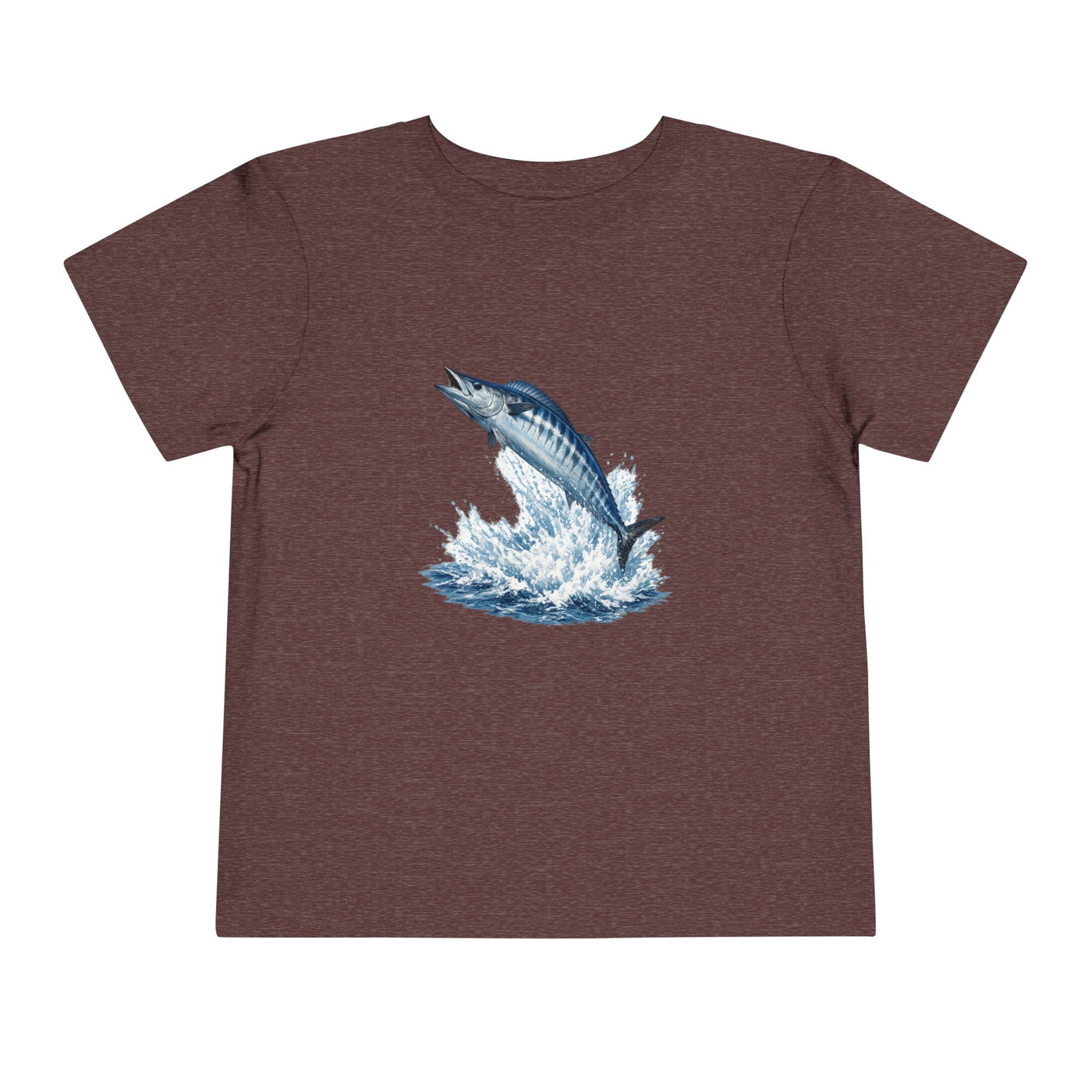Toddler Tee - Blue Leaping Tuna Fish Graphic