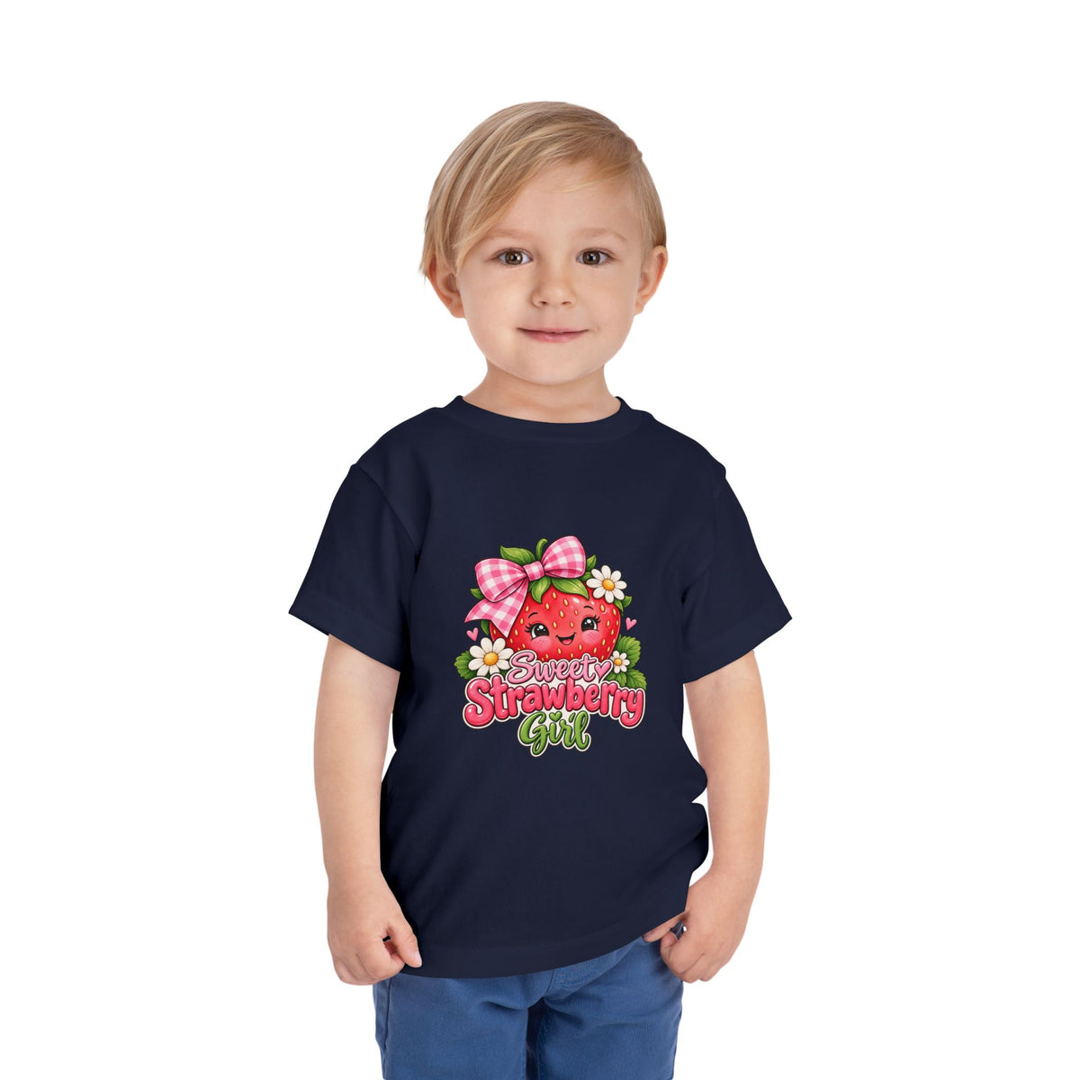 Sweet Strawberry Girl Toddler Tee