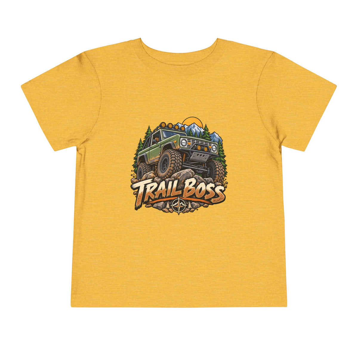 Toddler Tee - 'Trail Boss' Off-Road Jeep Graphic Shirt for Kids