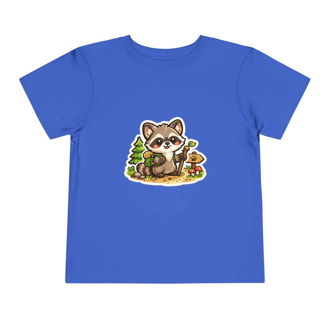 Toddler Tee — Cute Forest Raccoon Kids Shirt
