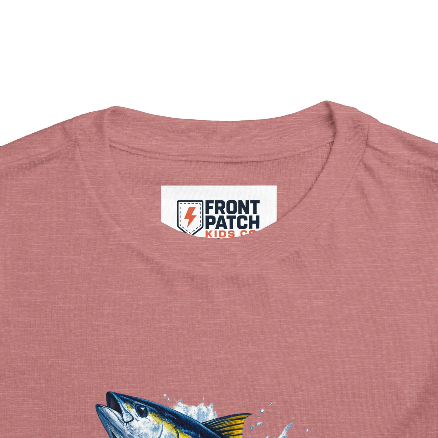 Toddler Tee — Leaping Yellowfin Tuna Splash Graphic