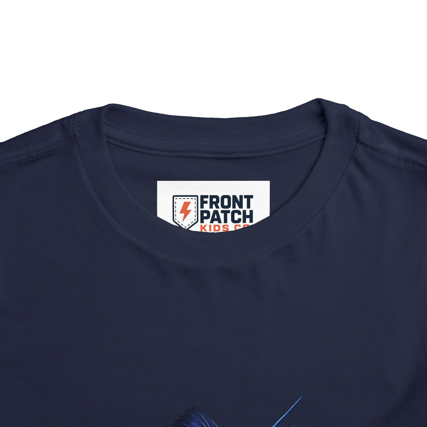 Toddler Tee – Blue Marlin Splash Fishing Shirt