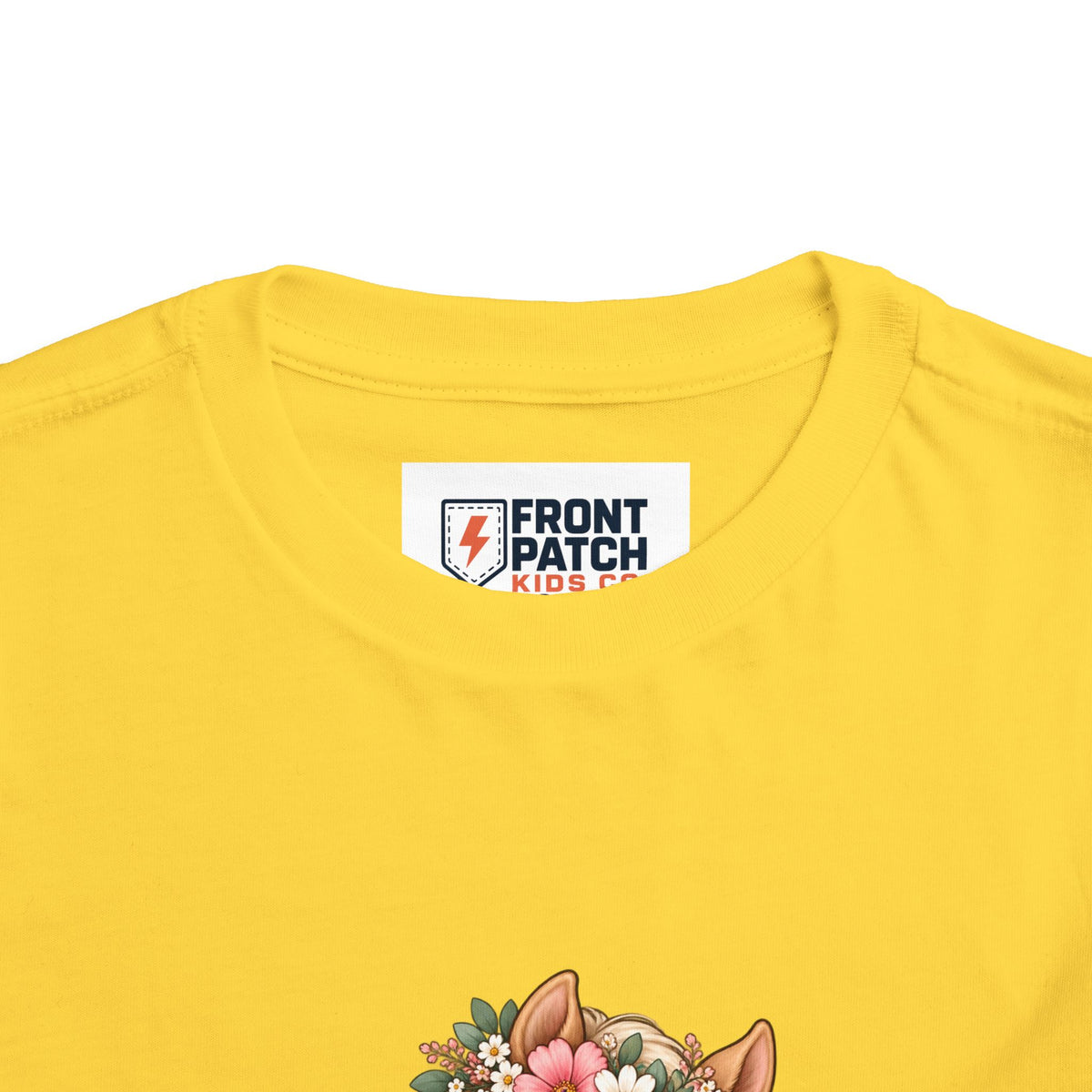 Toddler Tee — Floral Corgi "Pony Posse" Cute Dog Graphic