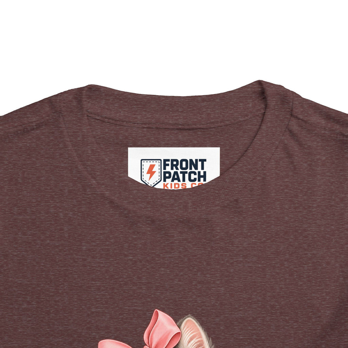 Toddler Tee — "Kitten Club" Cute Floral Bow Cat Shirt