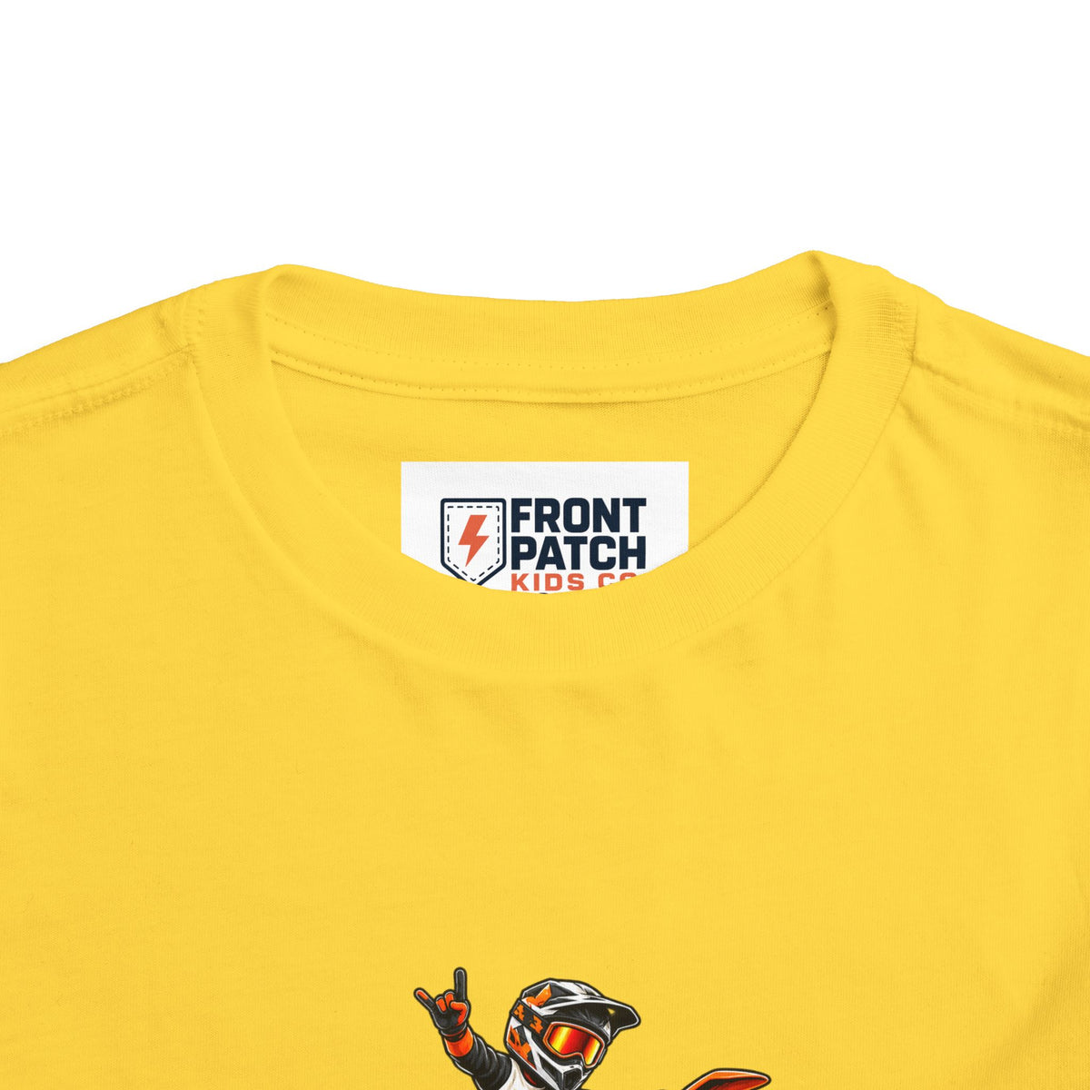 Toddler Tee — "Full Send" Dirt Bike Graphic