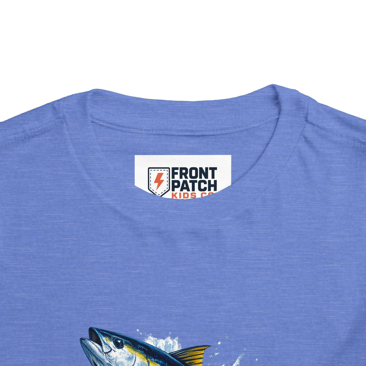 Toddler Tee — Leaping Yellowfin Tuna Splash Graphic