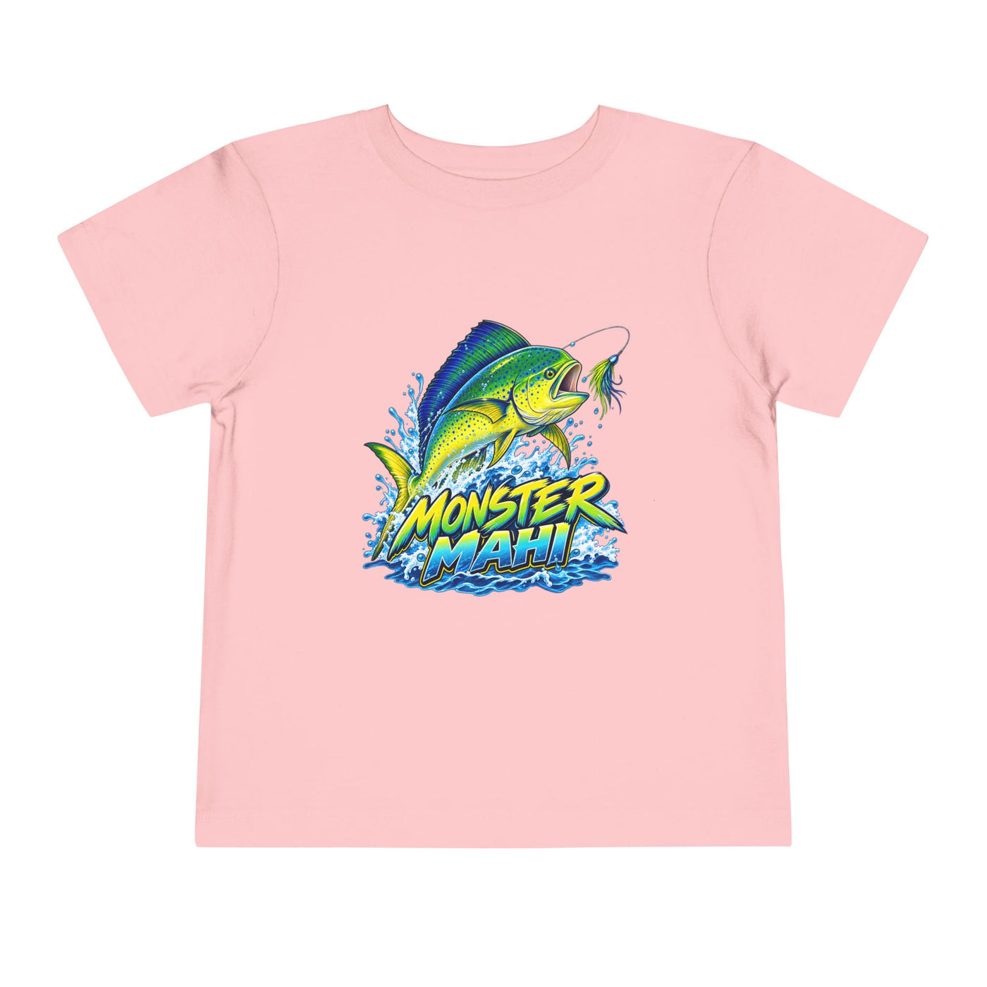 Toddler Tee — 'Monster Mahi' Fishing Graphic Kids Shirt