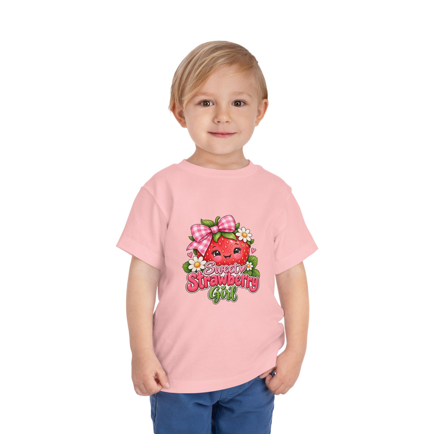 Sweet Strawberry Girl Toddler Tee