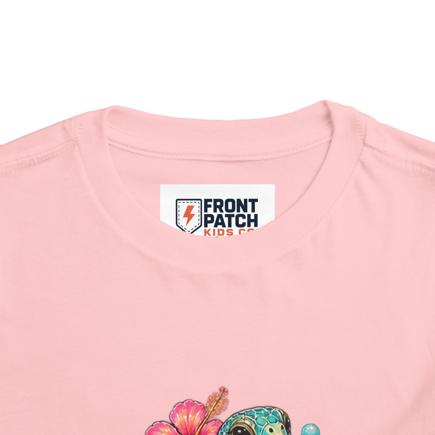Toddler Tee — 'Salty & Sweet' Sea Turtle Floral Graphic